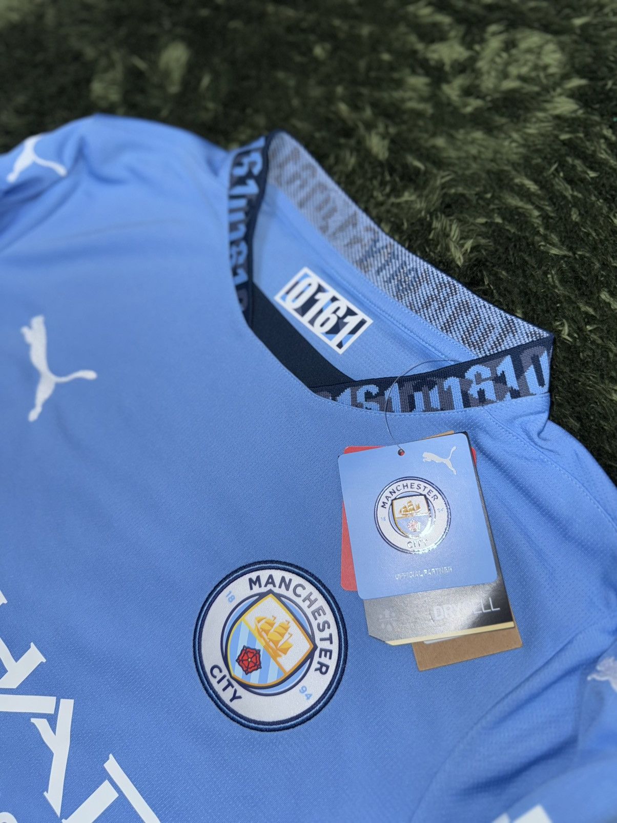 Designer × Puma [L] PUMA JUNIOR MCFC mancity home replica long sleeve jersey Size L / US 10 / IT 46 - 2 Thumbnail