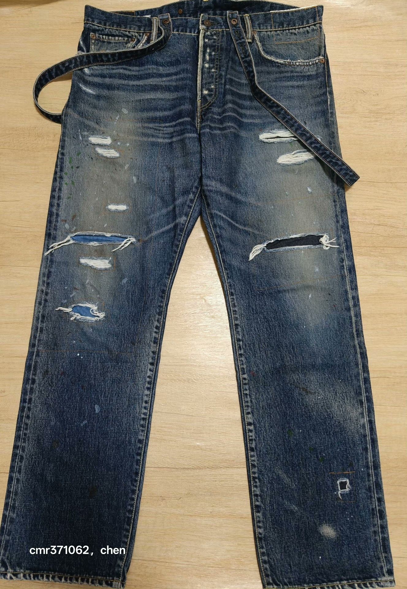 Visvim VISVIM 20SS SOCIAL SCULPTURE Denim Overalls Size US 36 / EU 52 - 1 Thumbnail
