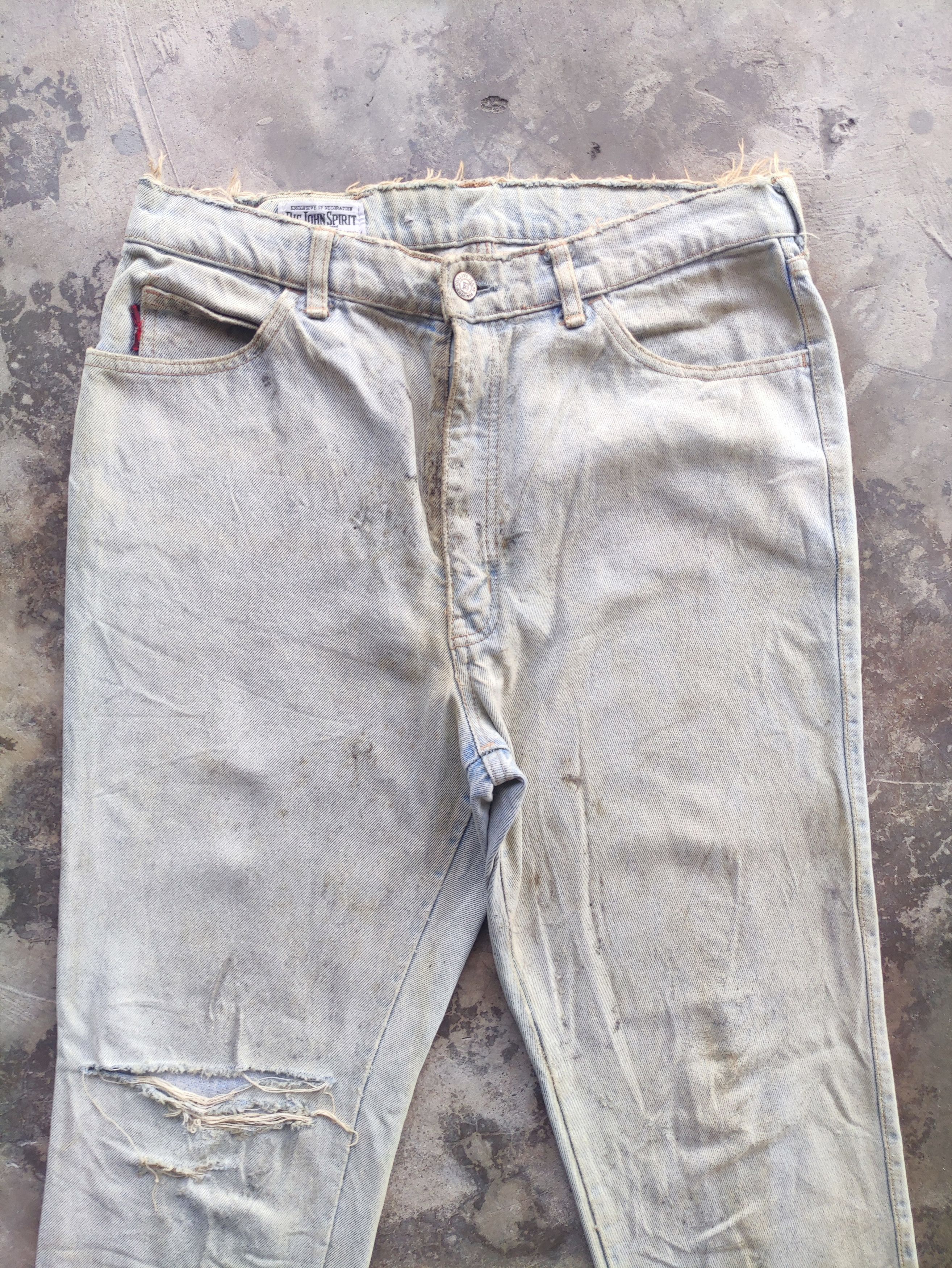 Big John Vintage Big John Rusty Faded Distress Jean Size US 32 / EU 48 - 3 Thumbnail