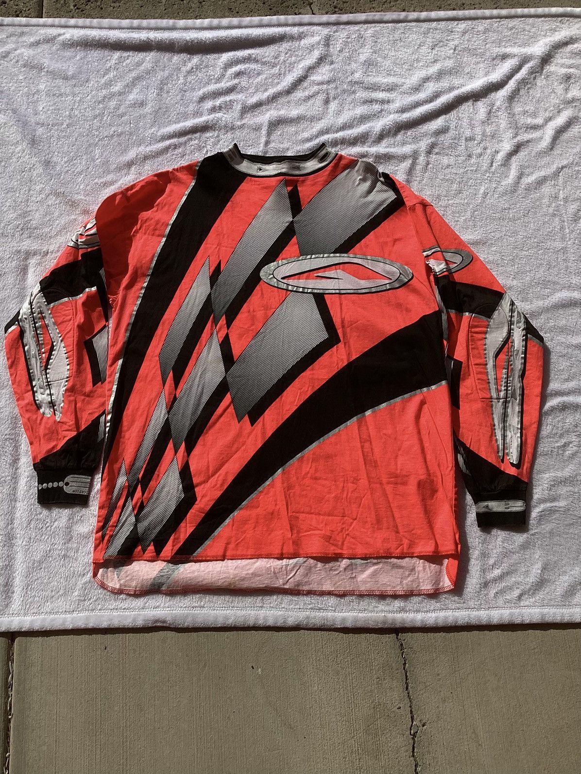 Vintage Vtg 90s AXO sports racing neon pink riding/motorcycle jersey Size US XXL / EU 58 / 5 - 1 Thumbnail
