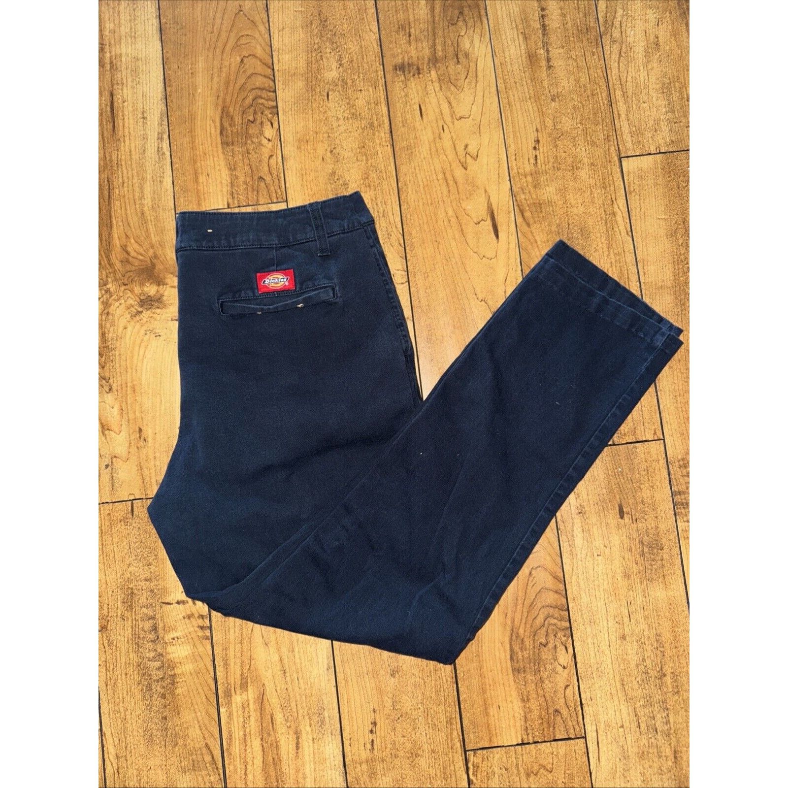 Dickies × Vintage Women’s Dickies Chino Pants 13/31 Navy Blue 34x28 Measured Size 34" / US 12 / IT 48 - 1 Thumbnail