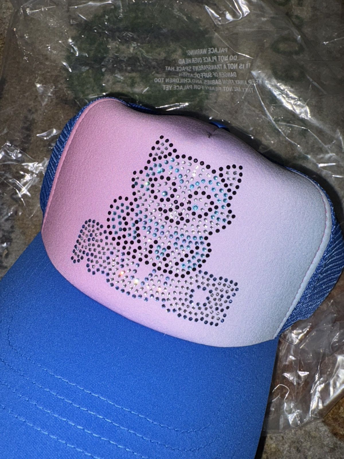 Palace Palace Kitty Rhinestone Trucker Hat Size ONE SIZE - 2 Thumbnail