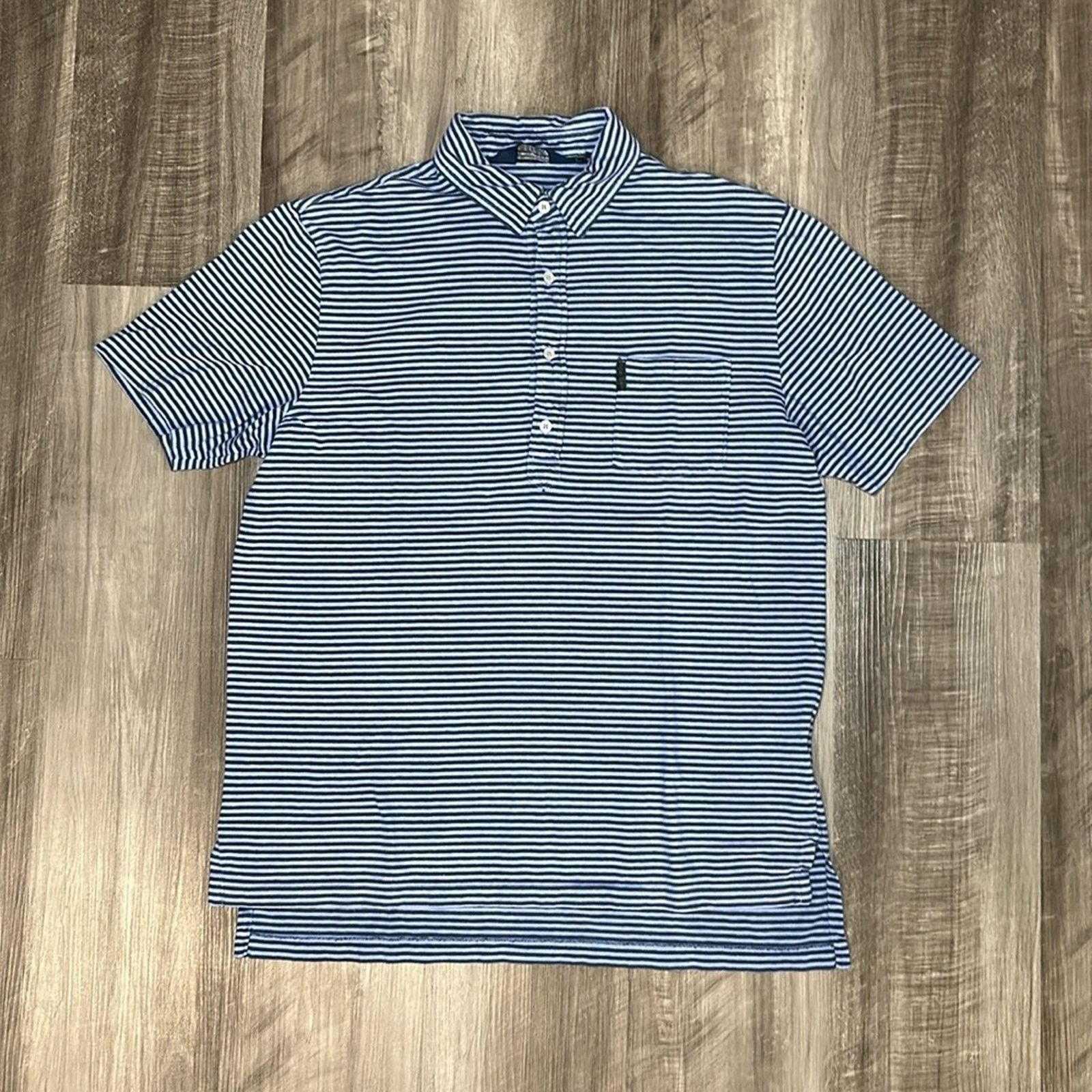 Ralph Lauren Ralph Lauren Vintage Polo Golf Striped Pocket Polo - Medium Size US M / EU 48-50 / 2 - 2 Thumbnail