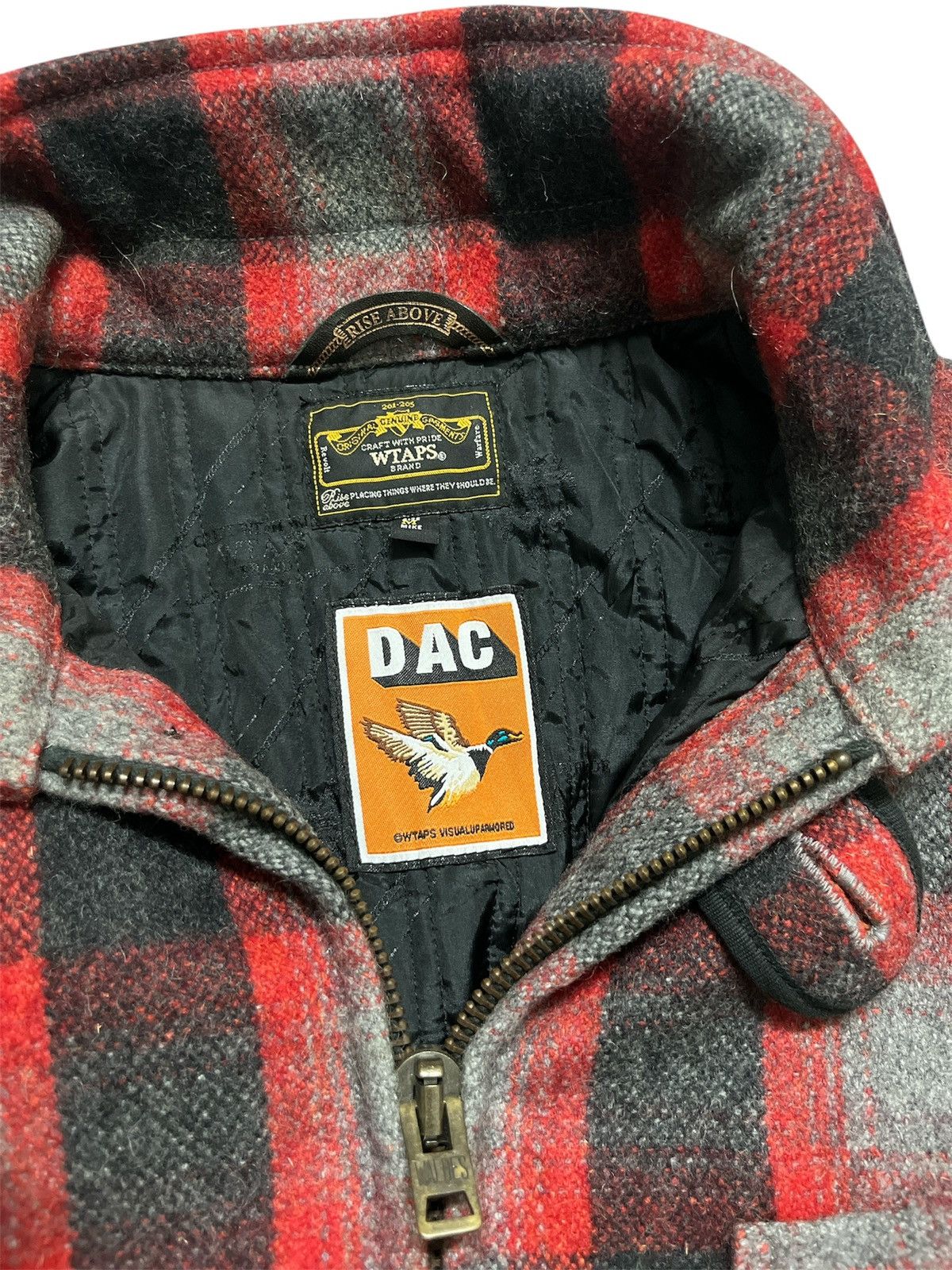 Wtaps WTAPS 09AW Melton Wool Grease Red Jacket Size US M / EU 48-50 / 2 - 6 Thumbnail