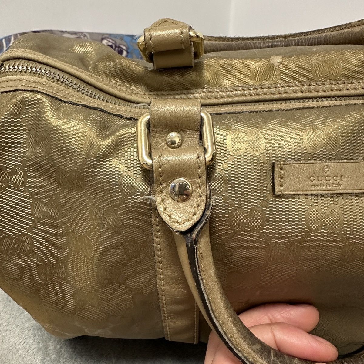 Gucci Vintage Gucci Monogram Hand Bag GG Size ONE SIZE - 4 Thumbnail