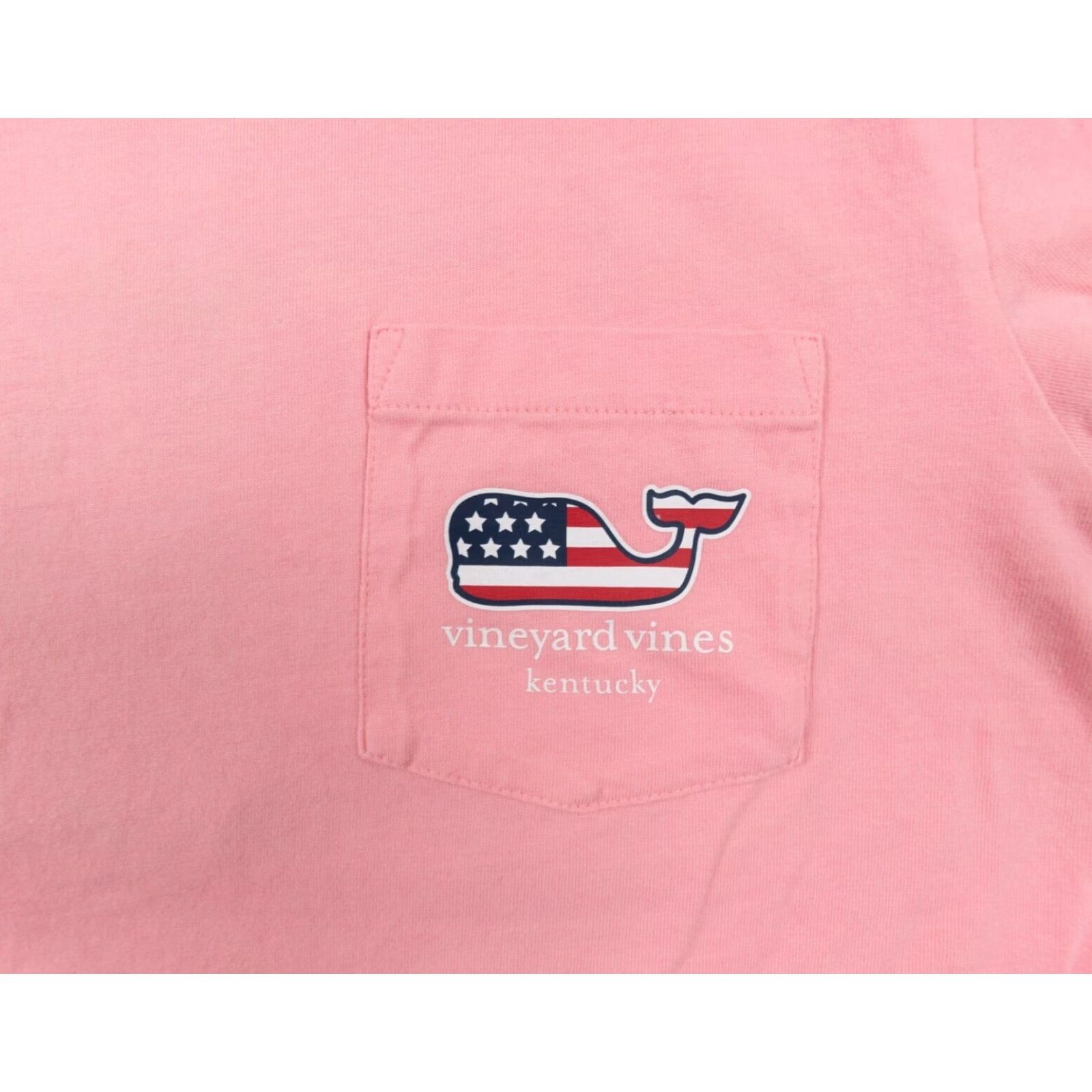 Vineyard Vines Vineyard Vines Short Sleeve Pocket Tee Adult X-Small Pink Cotton T-Shirt Mens Size US XS / EU 42 / 0 - 2 Thumbnail