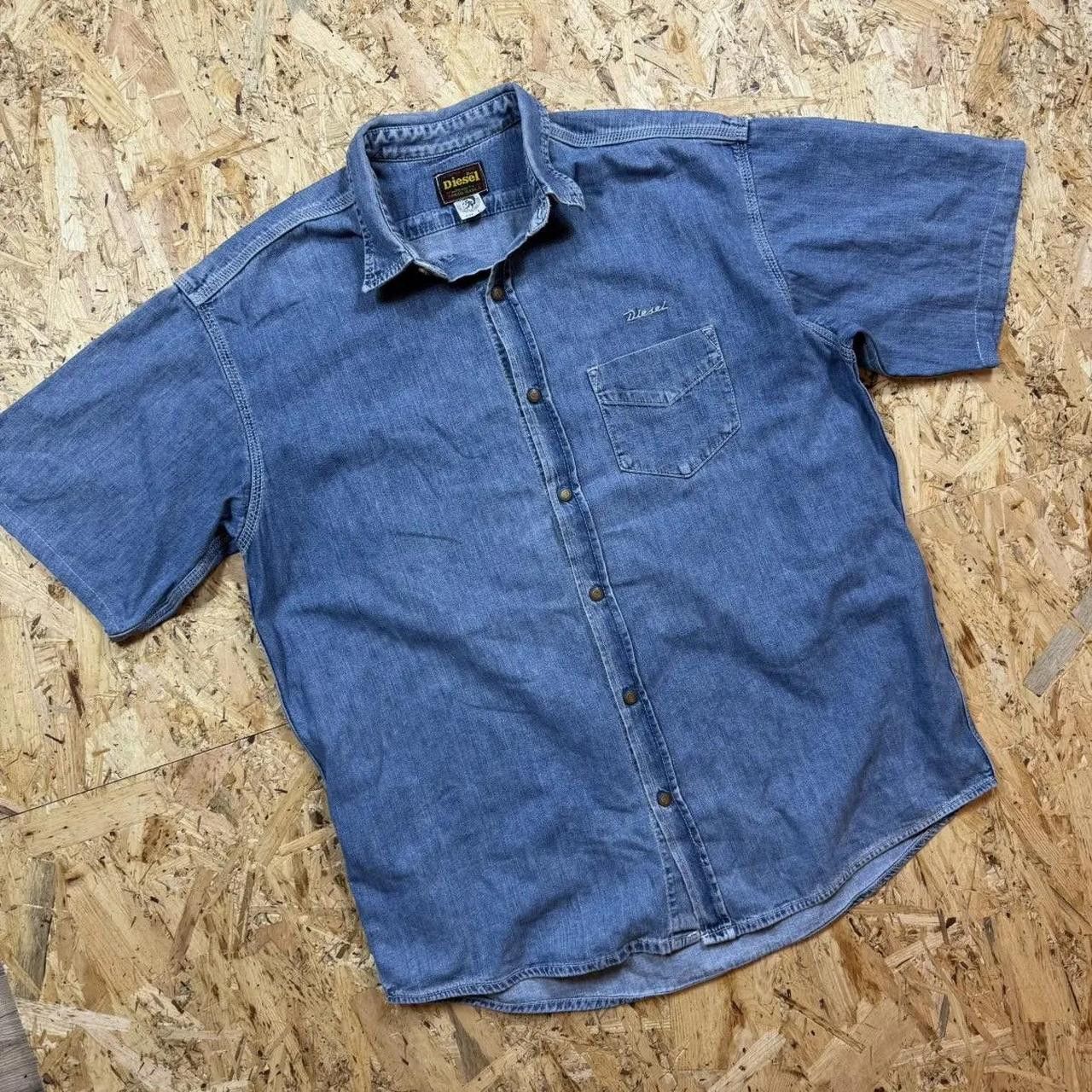 Diesel Diesel Vintage Shirt Button Up Blue Size US L / EU 52-54 / 3 - 2 Thumbnail