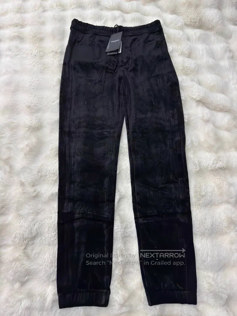 Saint Laurent Paris Saint Laurent Paris size S Velvet Elastic Men's Long Pants Size US 27 - 1 Thumbnail