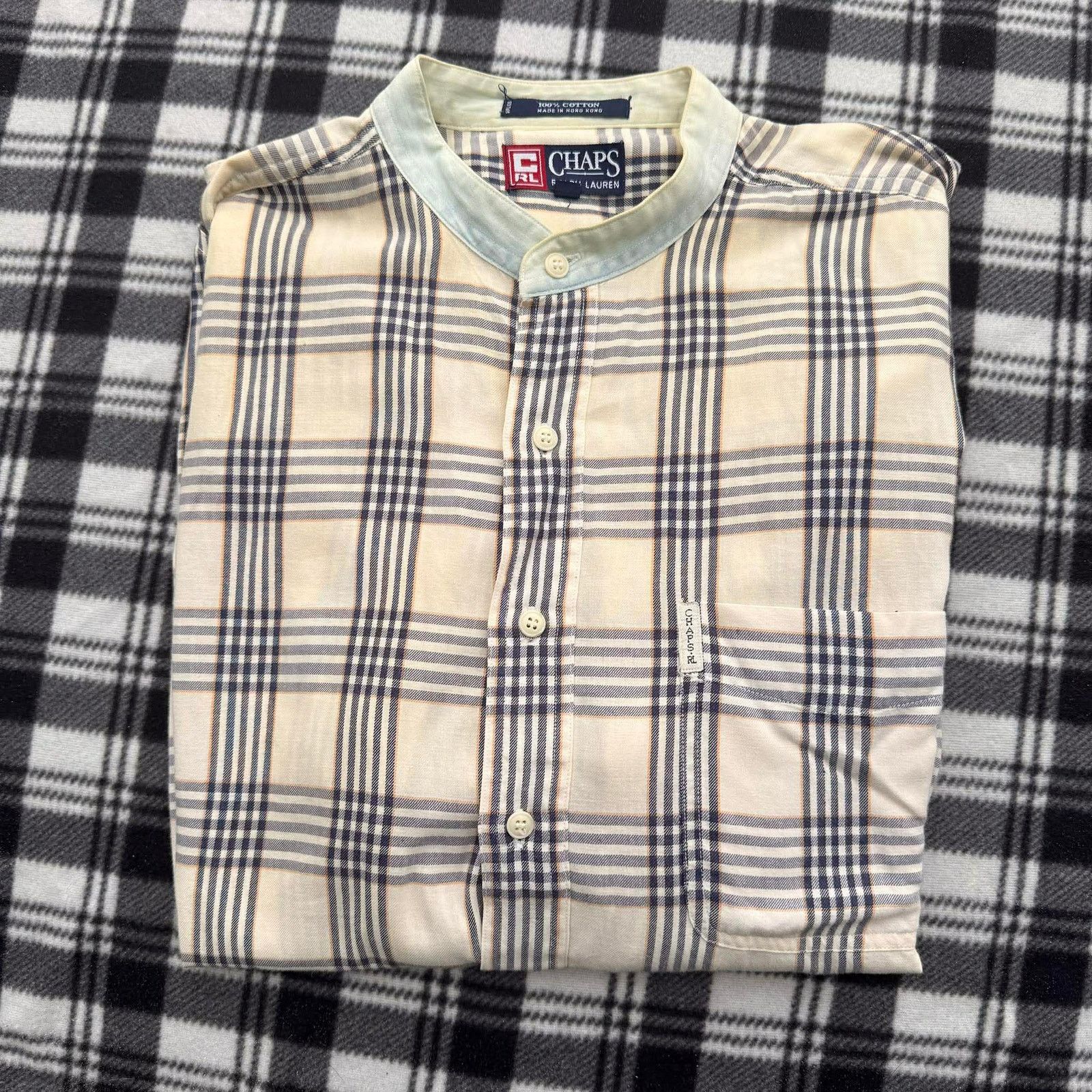 Chaps Ralph Lauren Vintage 90s Chaps Ralph Lauren Plaid Button Down Shirt Large Size US L / EU 52-54 / 3 - 1 Thumbnail