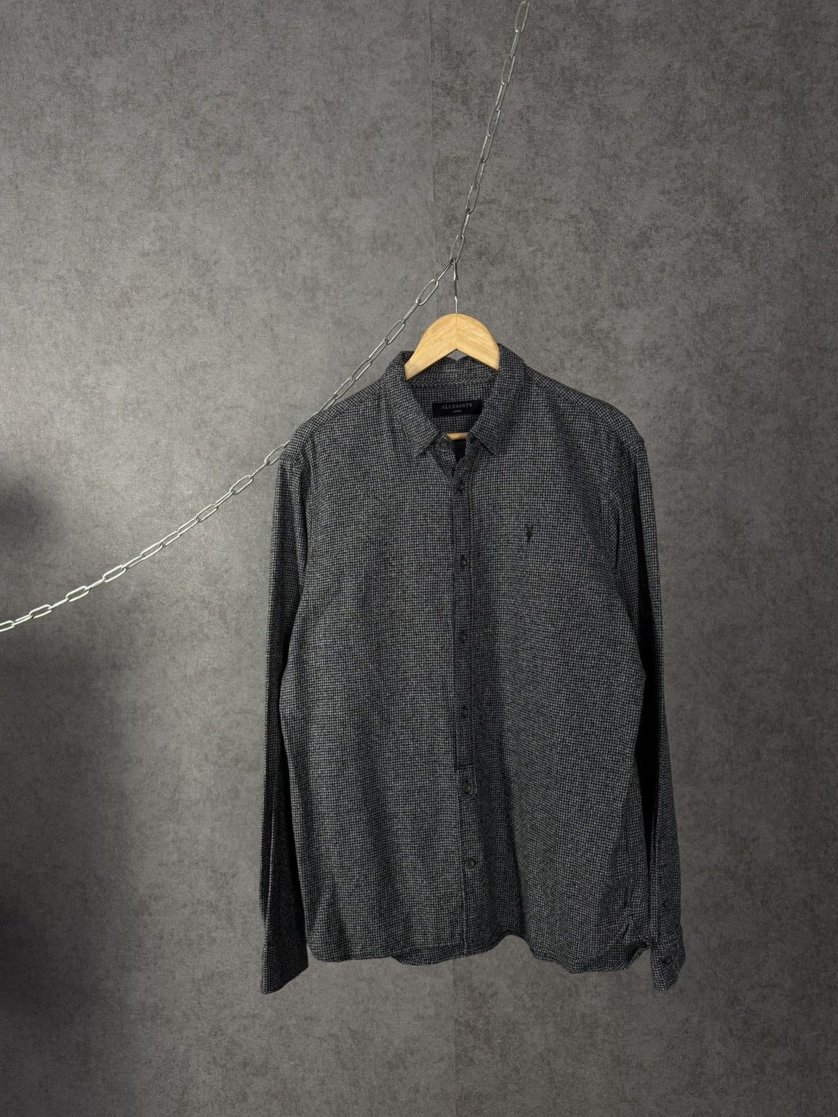 Allsaints Allsaints designer flannel shirt Size US L / EU 52-54 / 3 - 1 Thumbnail