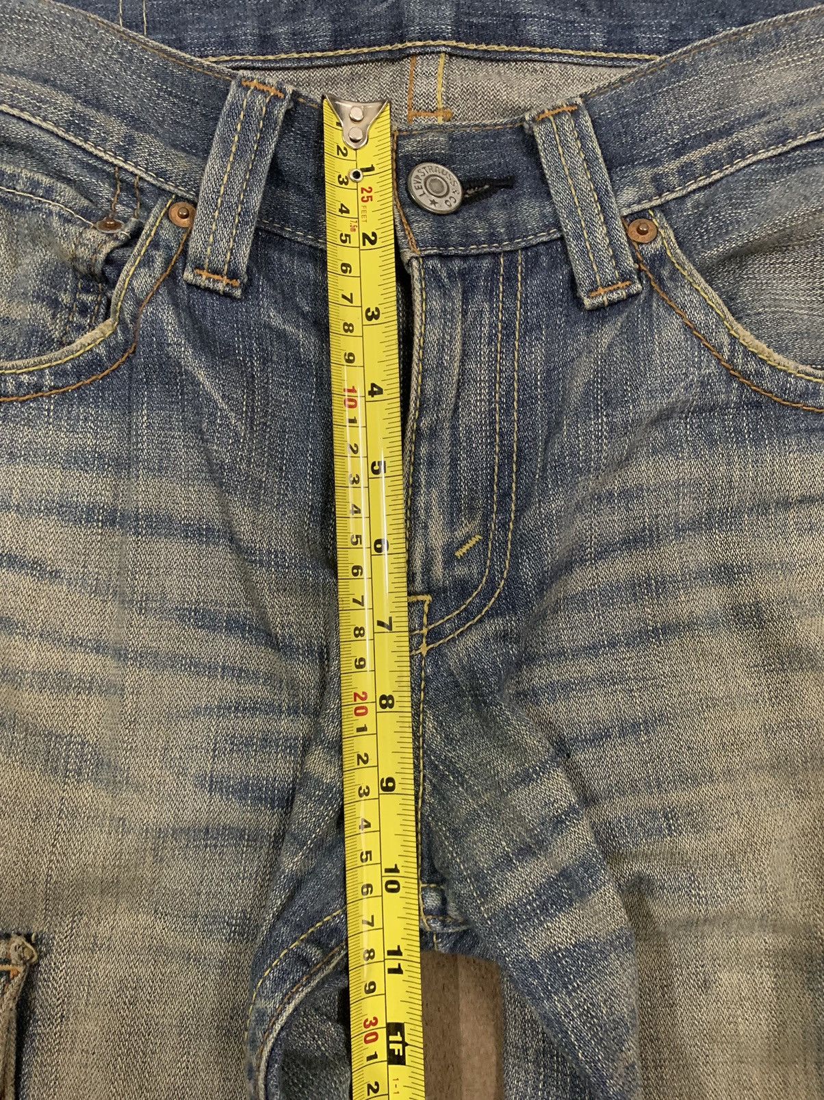 Levi's Vintage 90s Levis 707 Mud Wash Flare Bootcut Cargo Jeans Size US 32 / EU 48 - 19 Thumbnail