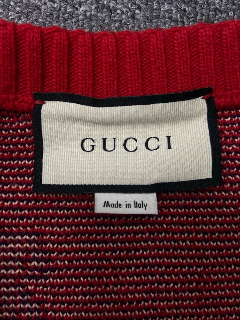 Gucci Gucci Animal pattern embroidered knitted cardigan coat Size XS / US 0-2 / IT 36-38 - 8 Thumbnail