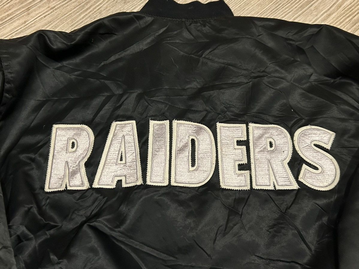 NFL × Starter × Vintage *VINTAGE 80s* Starter X Oakland Raiders - Reversible Jacket Size US XL / EU 56 / 4 - 6 Thumbnail