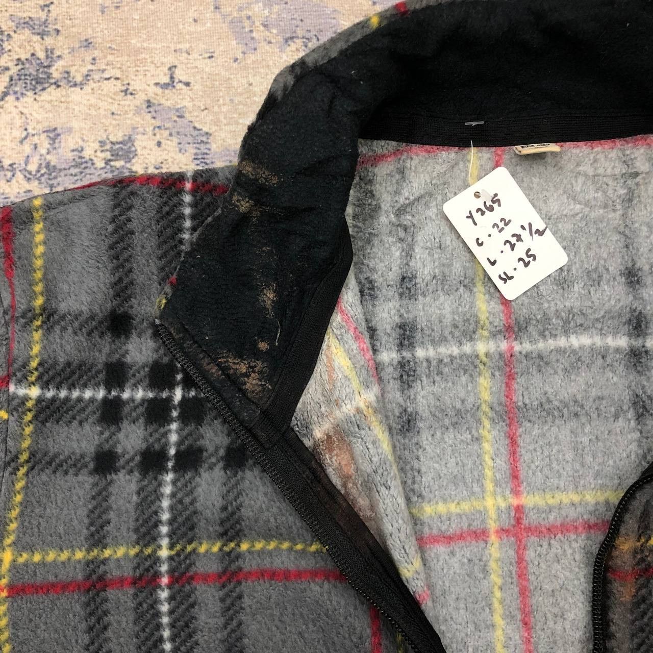 Uniqlo Y265 UNIQLO FLEECE NOVA CHECK JACKET Size US L / EU 52-54 / 3 - 6 Thumbnail