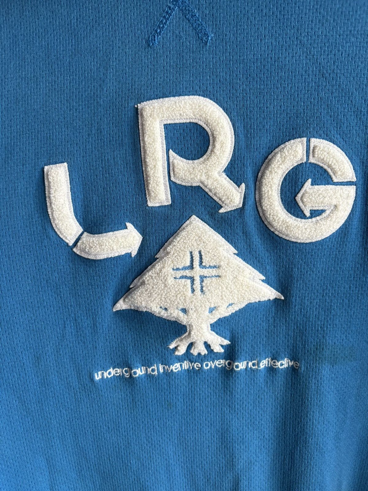 LRG × Vintage LRG Vintage Streetwear Hype Oversized 3XL Blue Hoodie Size US XXL / EU 58 / 5 - 2 Thumbnail