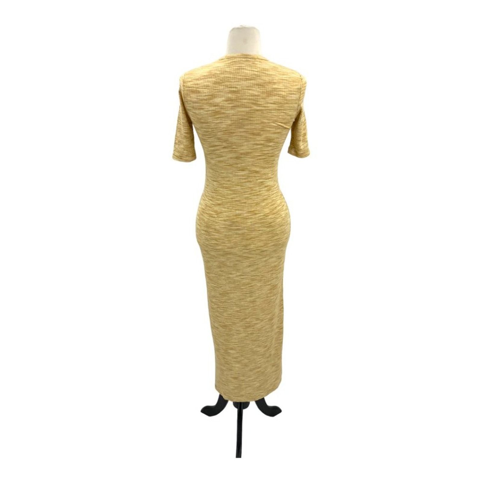 Samsoe Samsoe SAMSOE SAMSOE Hilde Desert Yellow Knit Dress XXS $190 MSRP Size XXS / US 00 / IT 34 - 6 Thumbnail