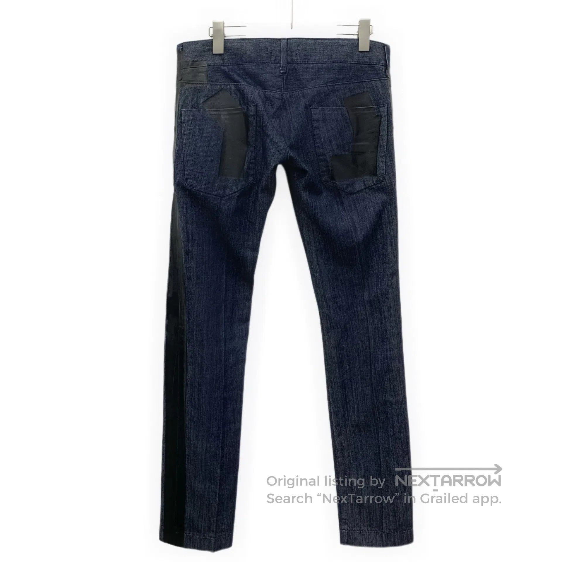 Dolce & Gabbana Dolce Gabbana Dark Blue Cotton Casual Denim Trousers| Size US 30 / EU 46 - 2 Thumbnail
