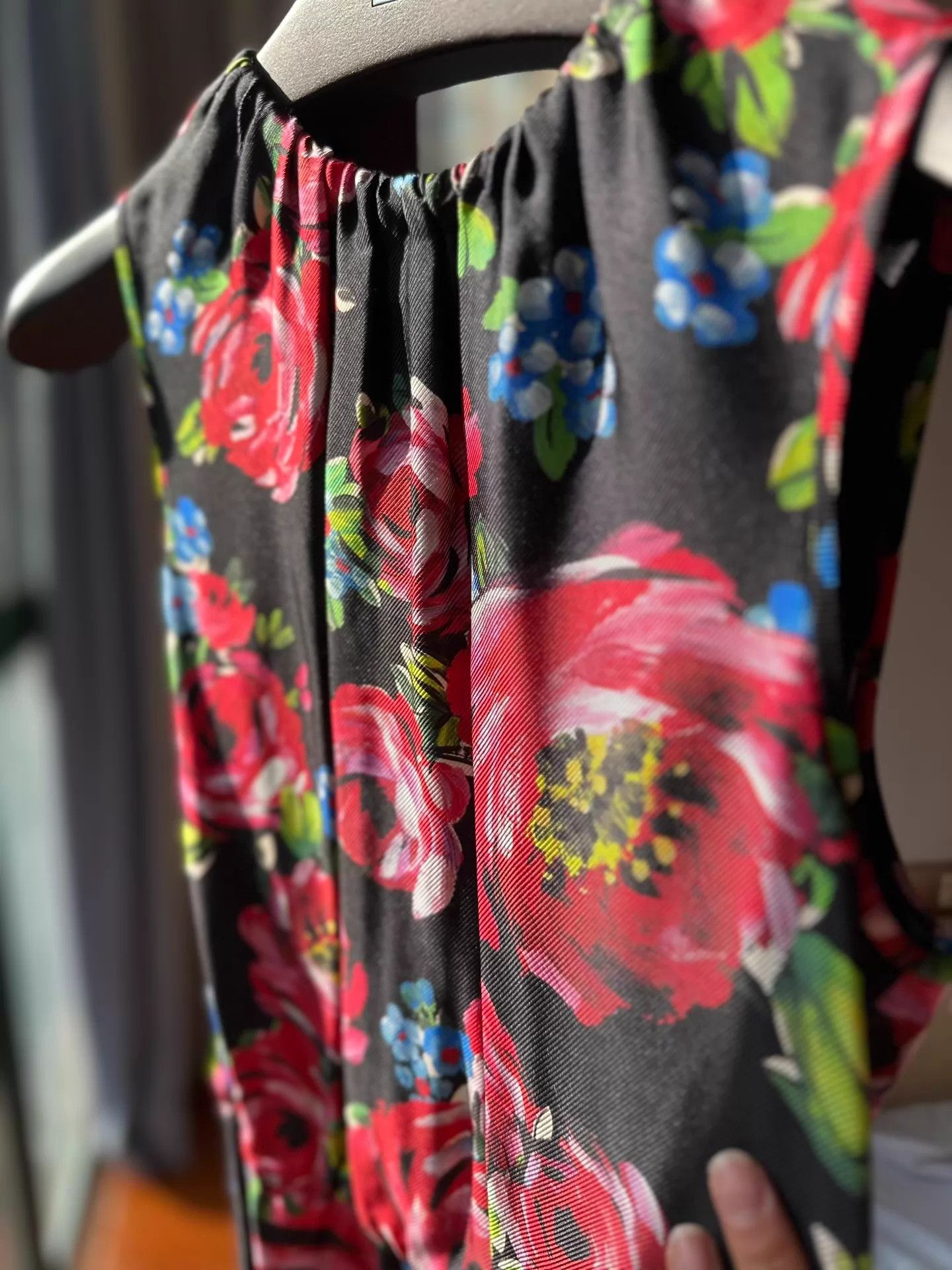 Dsquared2 D2 patterned silk dress size 38 like new Size XS / US 0-2 / IT 36-38 - 8 Thumbnail