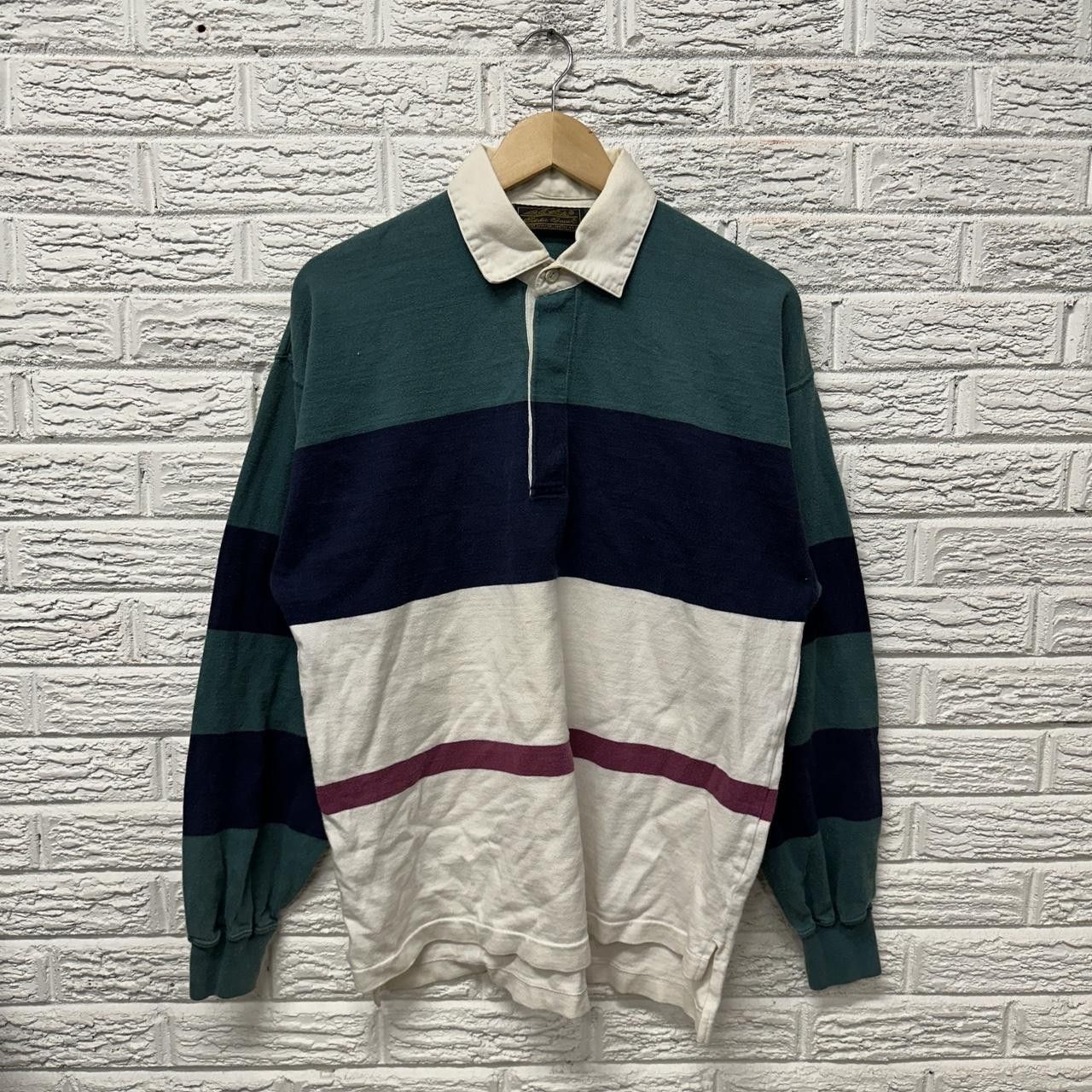 Eddie Bauer Vintage Eddie Bauer Rugby Collared Shirt XL Size US XL / EU 56 / 4 - 2 Thumbnail