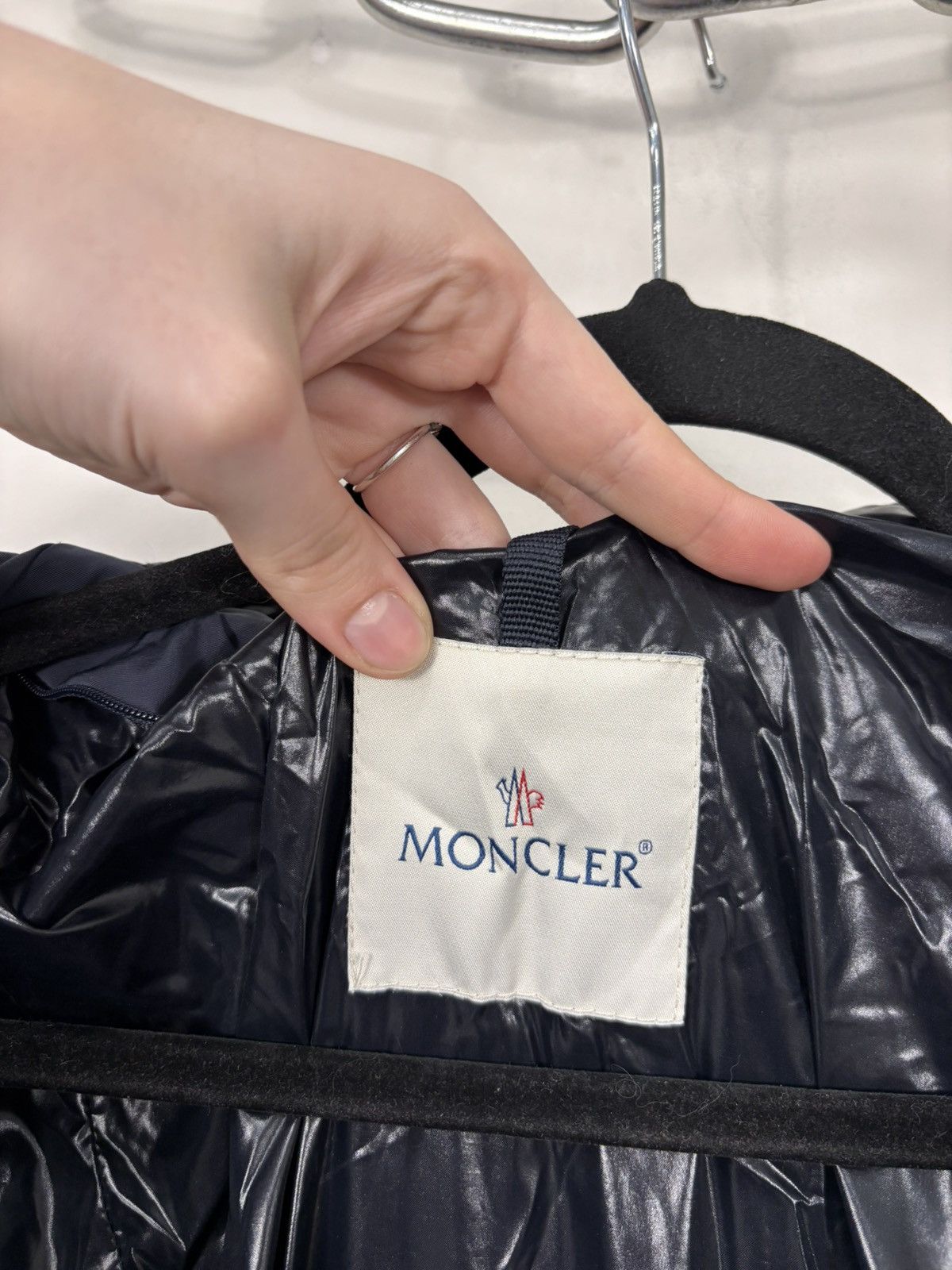 Moncler Moncler Romney Women’s Navy Blue Down Puffer Jacket Coat Size XL / US 12-14 / IT 48-50 - 12 Thumbnail