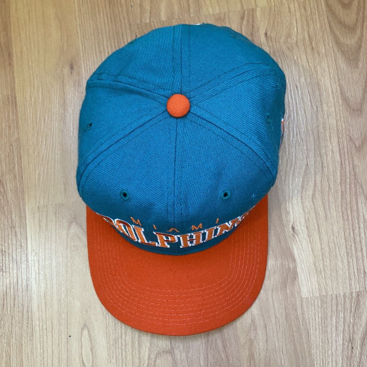 NFL × Starter Vintage Starter Miami Dolphins Logo Wool Snap Back Size ONE SIZE - 5 Thumbnail
