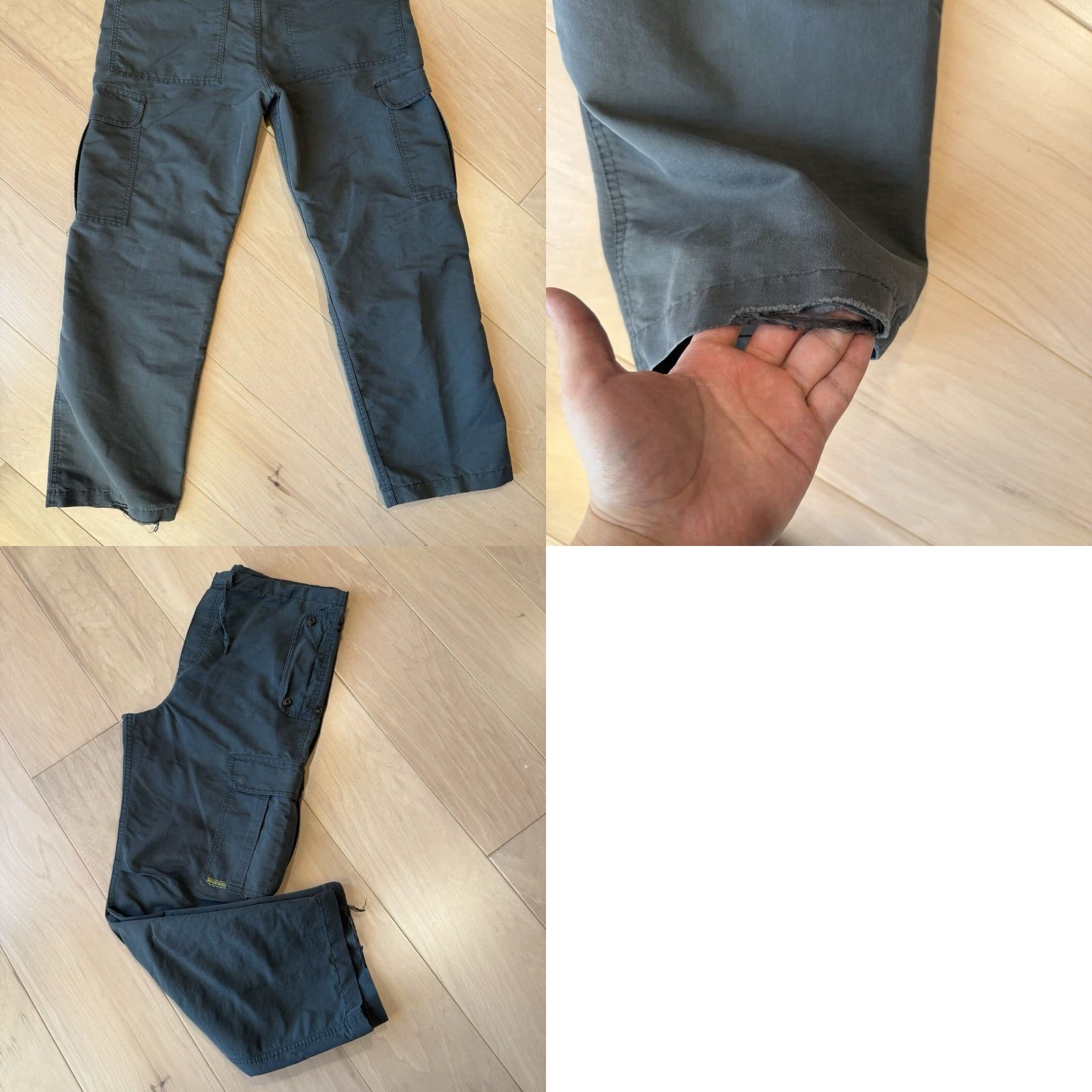 Levi's VINTAGE Levi's Silvertab Cargo Pants 37 Men Gray 90s Streetwear Baggy Levi's 315 Straight Pocket 5-Pocket Canvas Workwear Casual Size US 37 - 8 Thumbnail
