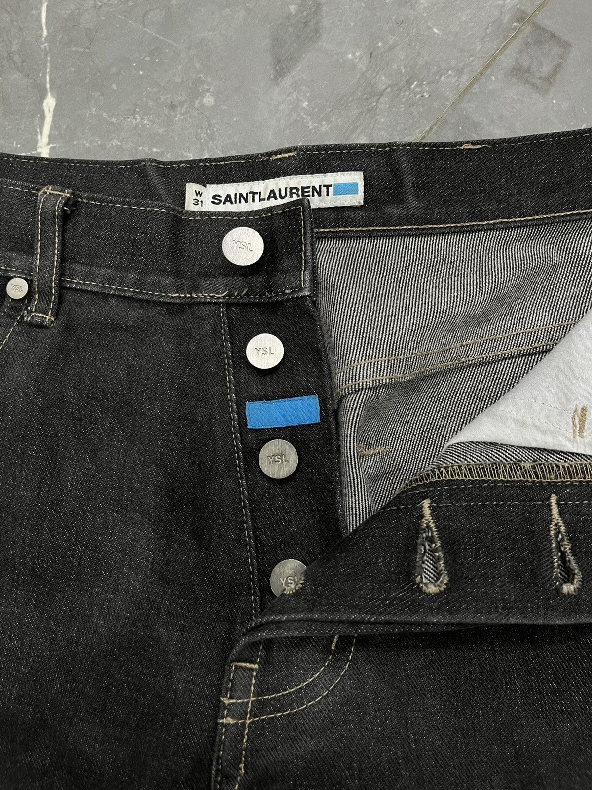 Saint Laurent Paris SAINT LAURENT HEDI SLIMANE 1999-1998 Size US 31 - 11 Thumbnail