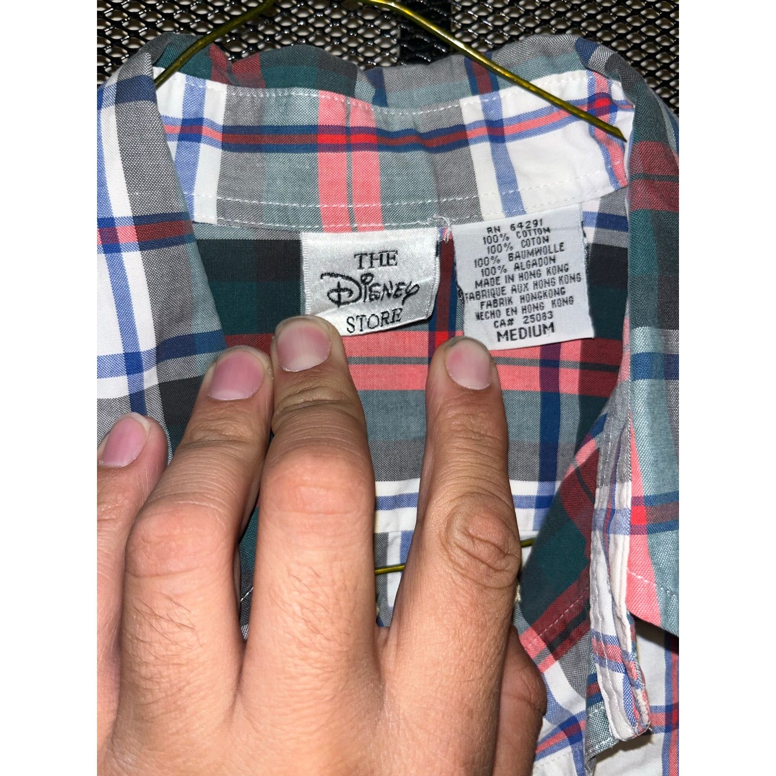 Disney Mickey Mouse vintage button up medium Disney Size US M / EU 48-50 / 2 - 2 Thumbnail