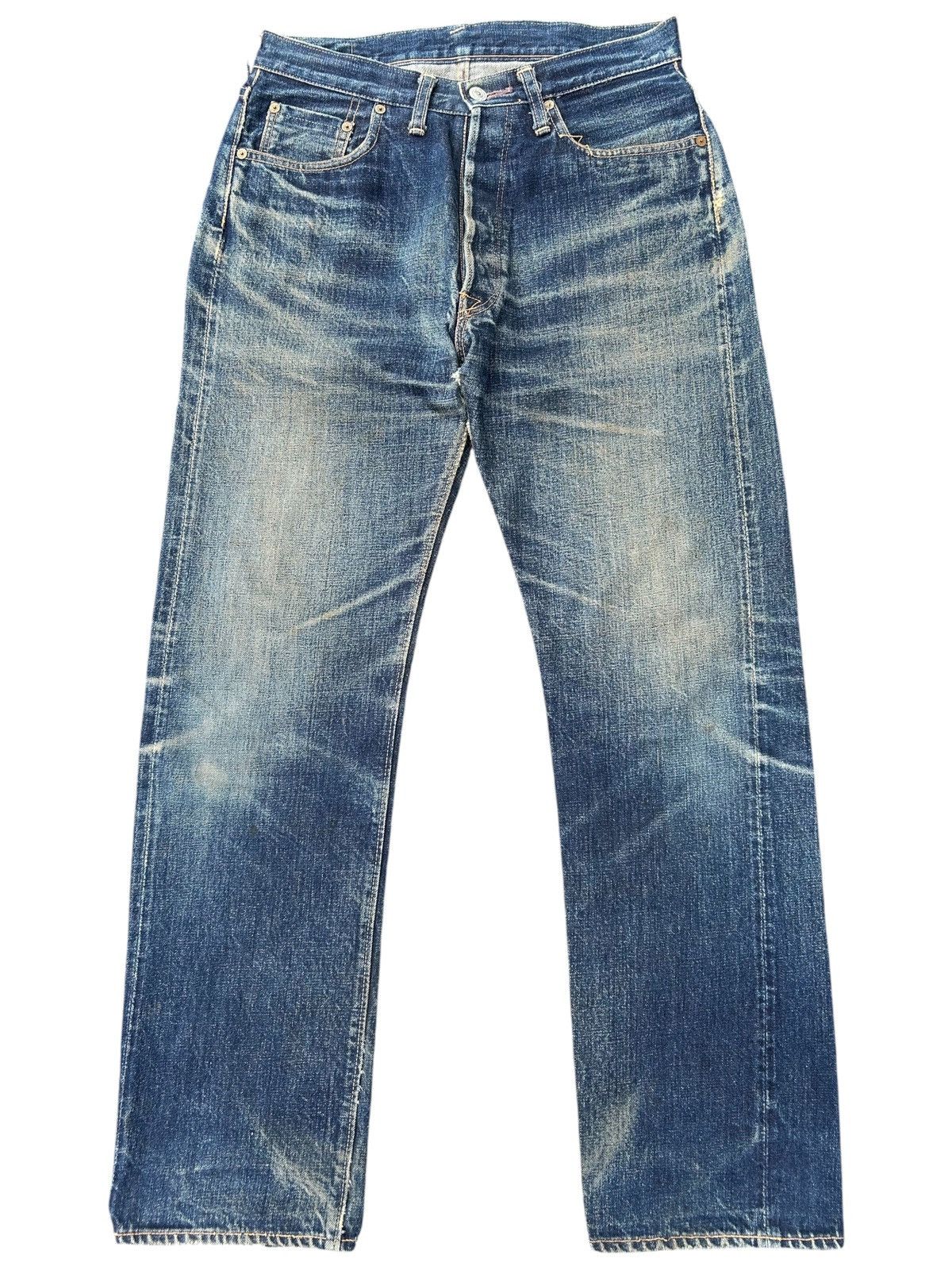 Kapital Vintage Denime Selvedge Distressed Denim Jeans Size US 30 / EU 46 - 1 Thumbnail