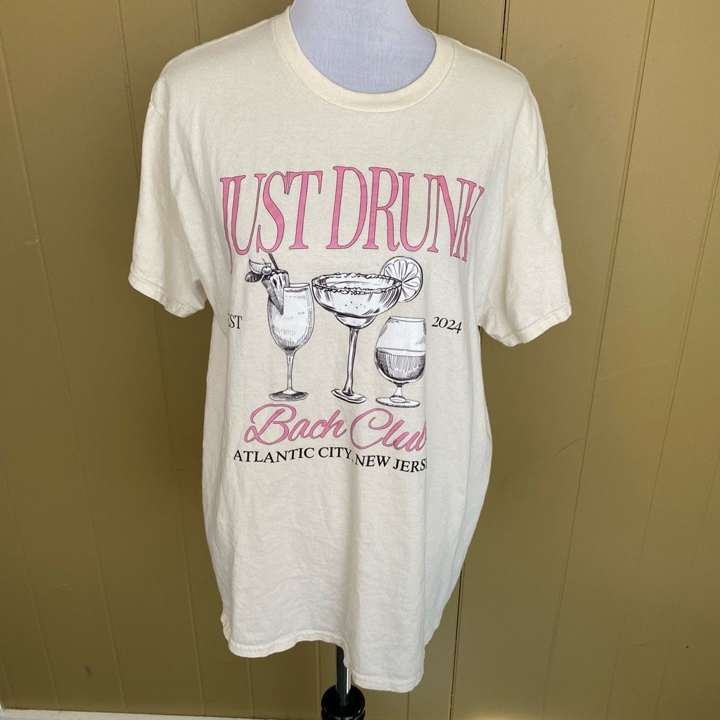 Gildan Gildan women L 100% cotton Crewneck short sleeve graphic pri Size L / US 10 / IT 46 - 1 Thumbnail