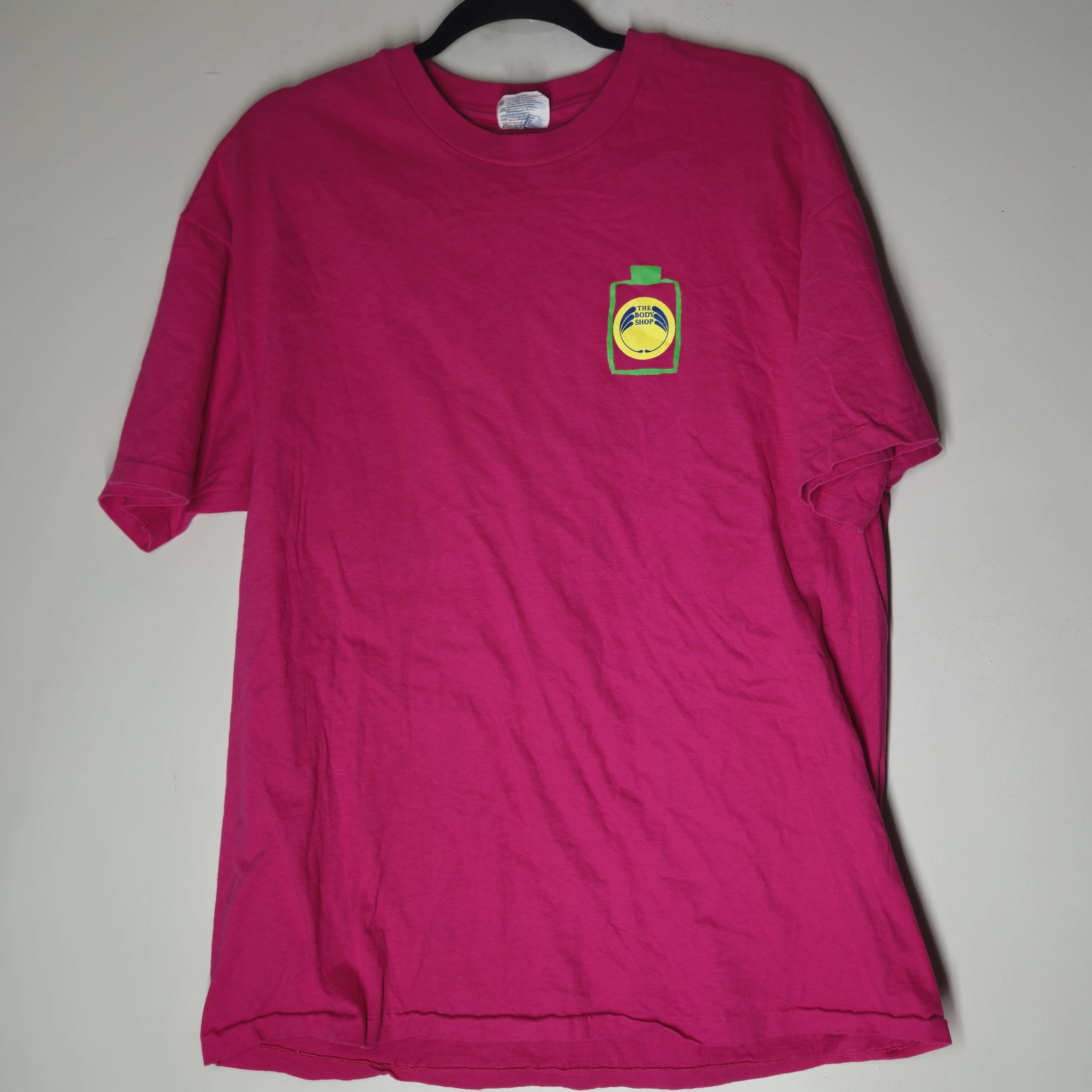 Hanes 90s The Body Shop T-Shirt Size XL Fills Like The First Time Size US XL / EU 56 / 4 - 4 Thumbnail