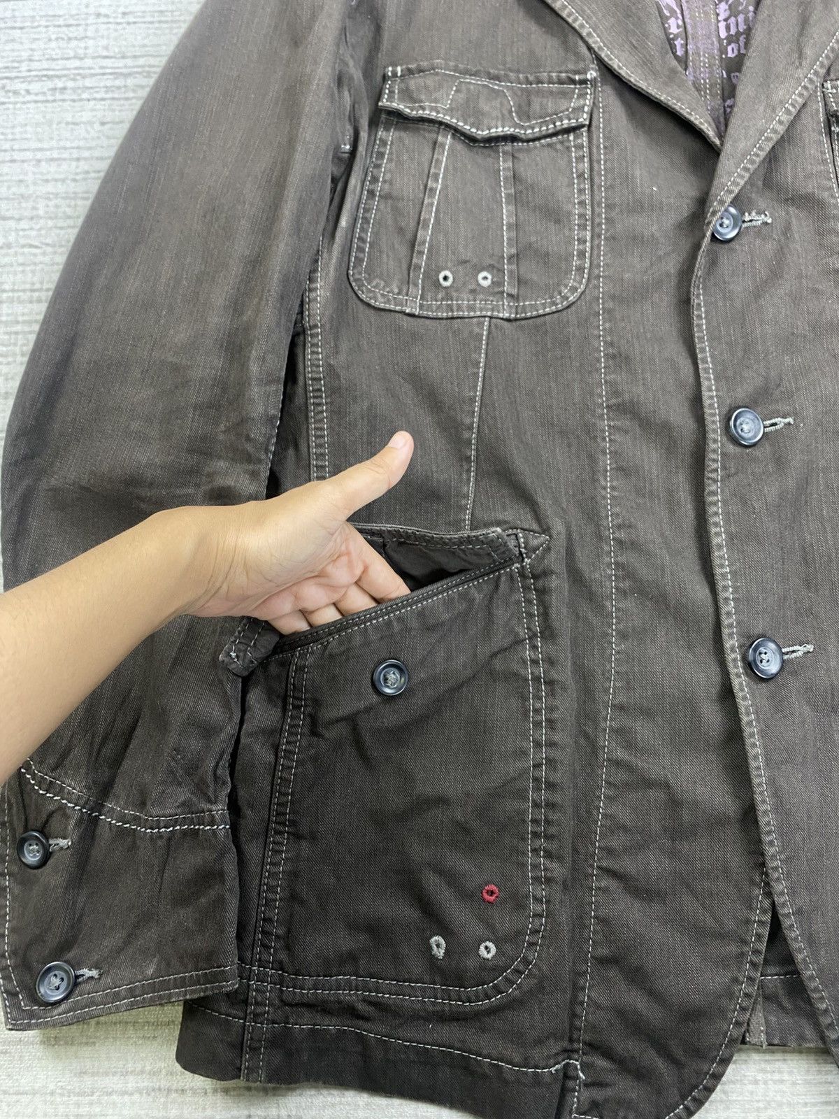 Japanese Brand Vintage BALL Japanese Brand Mulipocket Punk Style Jacket Size US M / EU 48-50 / 2 - 8 Thumbnail