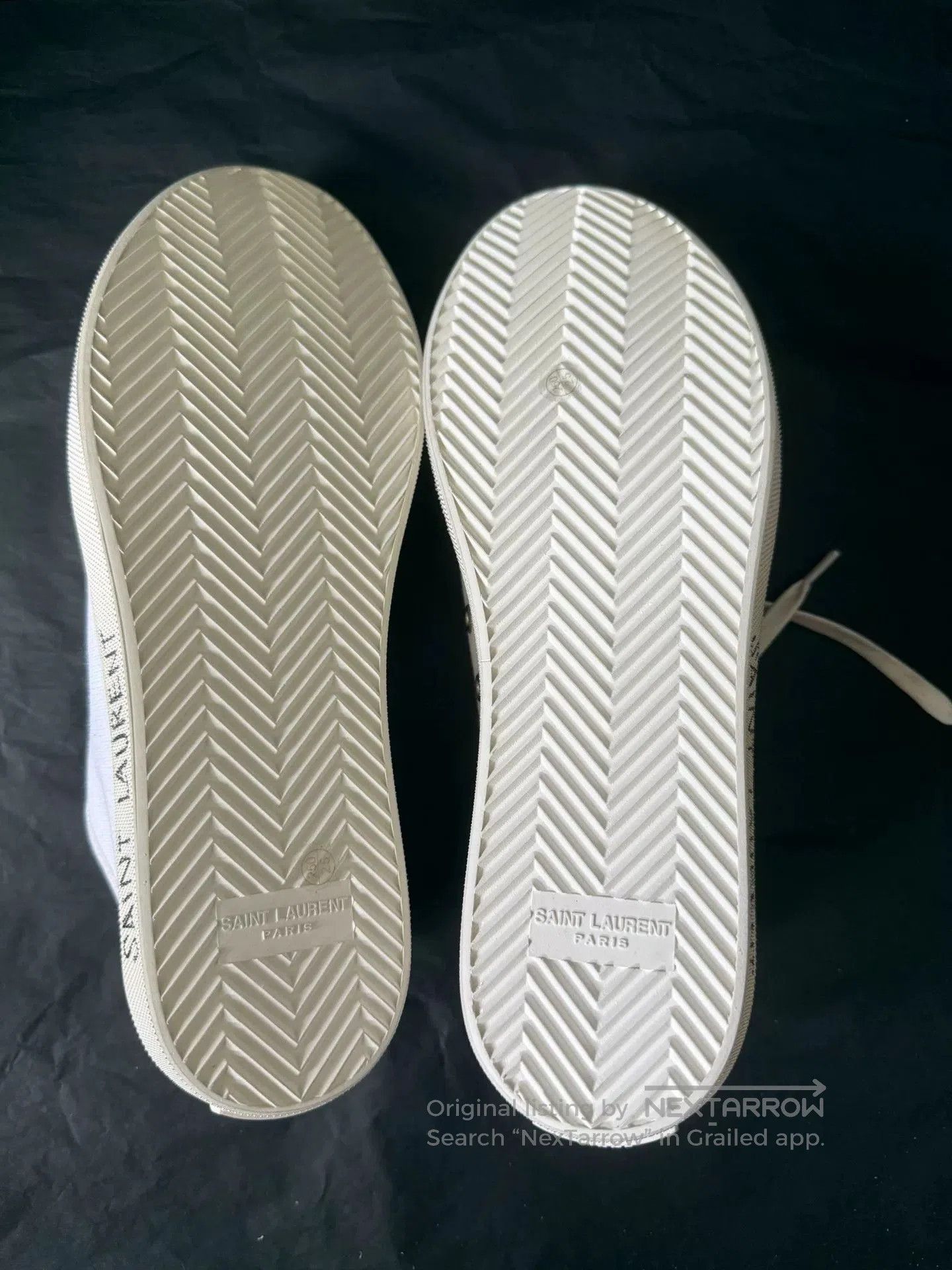 Saint Laurent Paris Saint Laurent White Graffiti Sneakers. Size US 7 / EU 40 - 3 Thumbnail