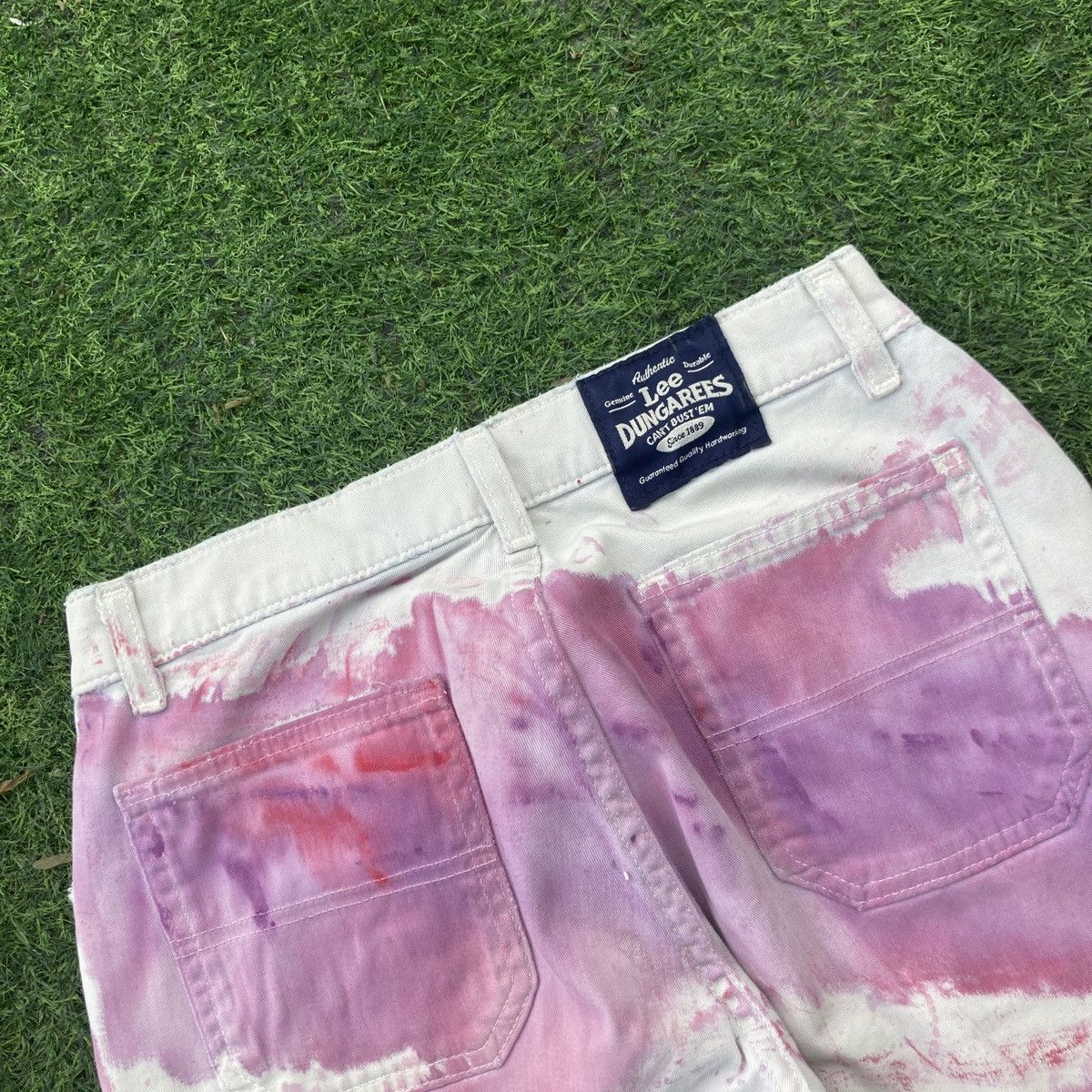 Lee LEE DUNGAREES BOOTCUTS TIE DYE PANTS Size 28" / US 6 / IT 42 - 11 Thumbnail