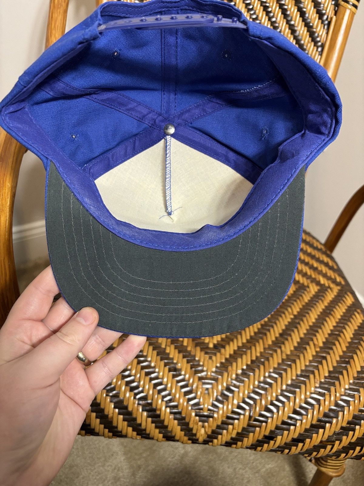 Vintage Vtg Ouiatenon Sportsman’s Club Hunting Indiana Snapback Hat Size ONE SIZE - 5 Thumbnail