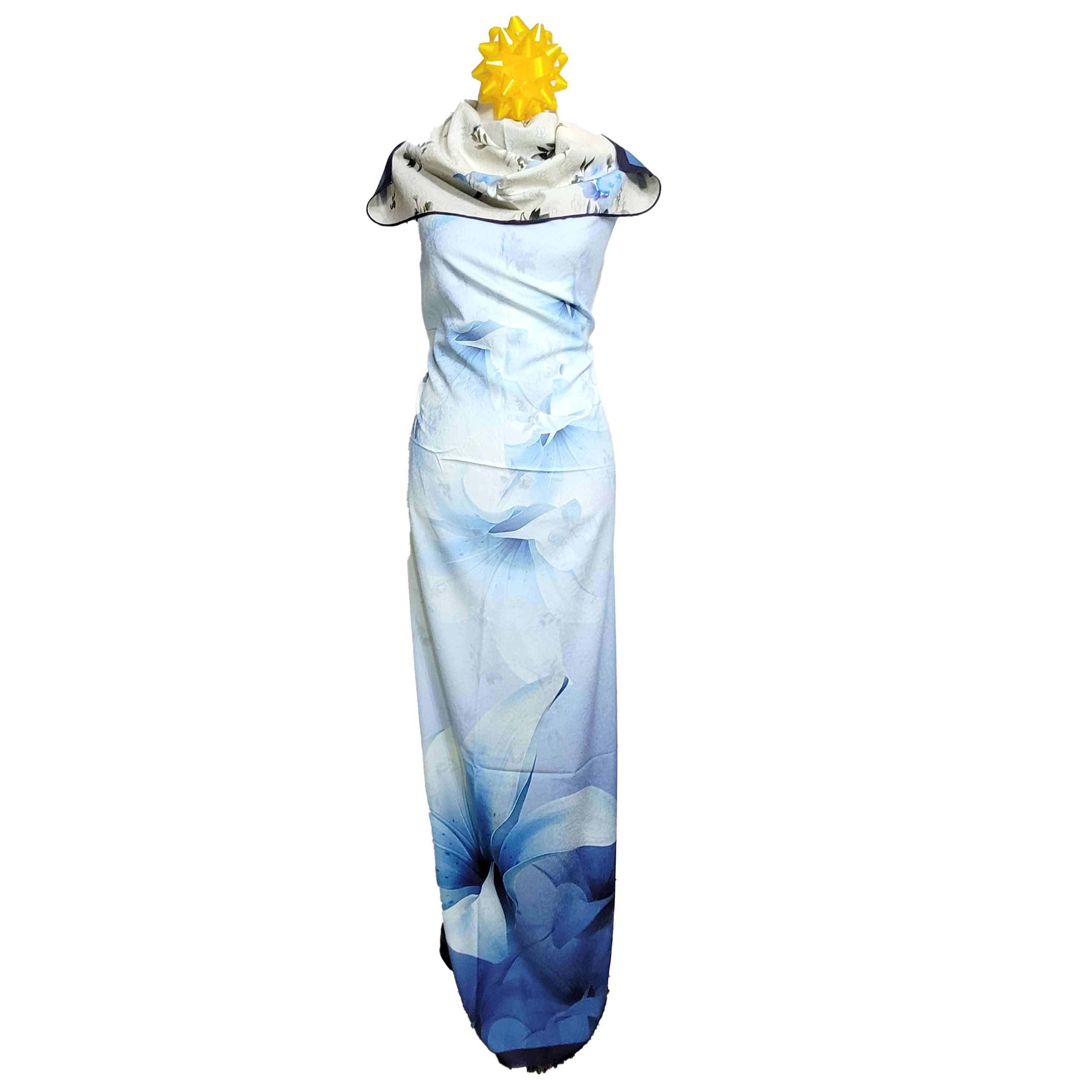 Other Double-Sided Silk Scarf 27"x70" Long Rectangle 3314 Size ONE SIZE - 5 Thumbnail