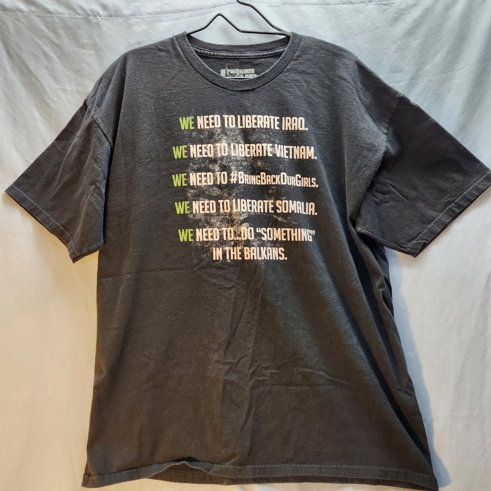 Designer Ranger Up WE Tshirt Black Size XL Size US XL / EU 56 / 4 - 1 Thumbnail