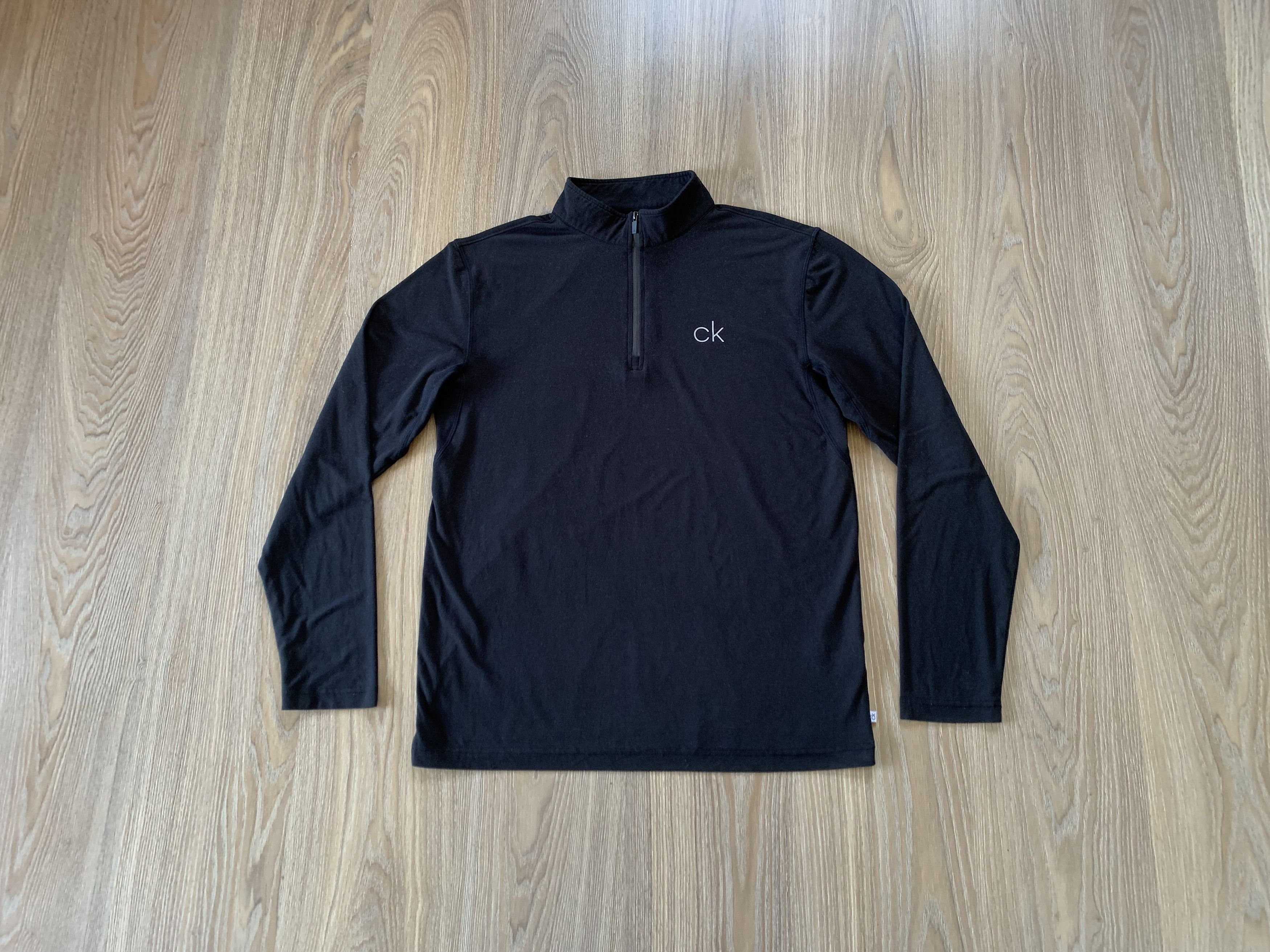 Calvin Klein × Golf Wang Calvin Klein Black Quarter-Zip Training Long Sleeve Size US L / EU 52-54 / 3 - 1 Thumbnail