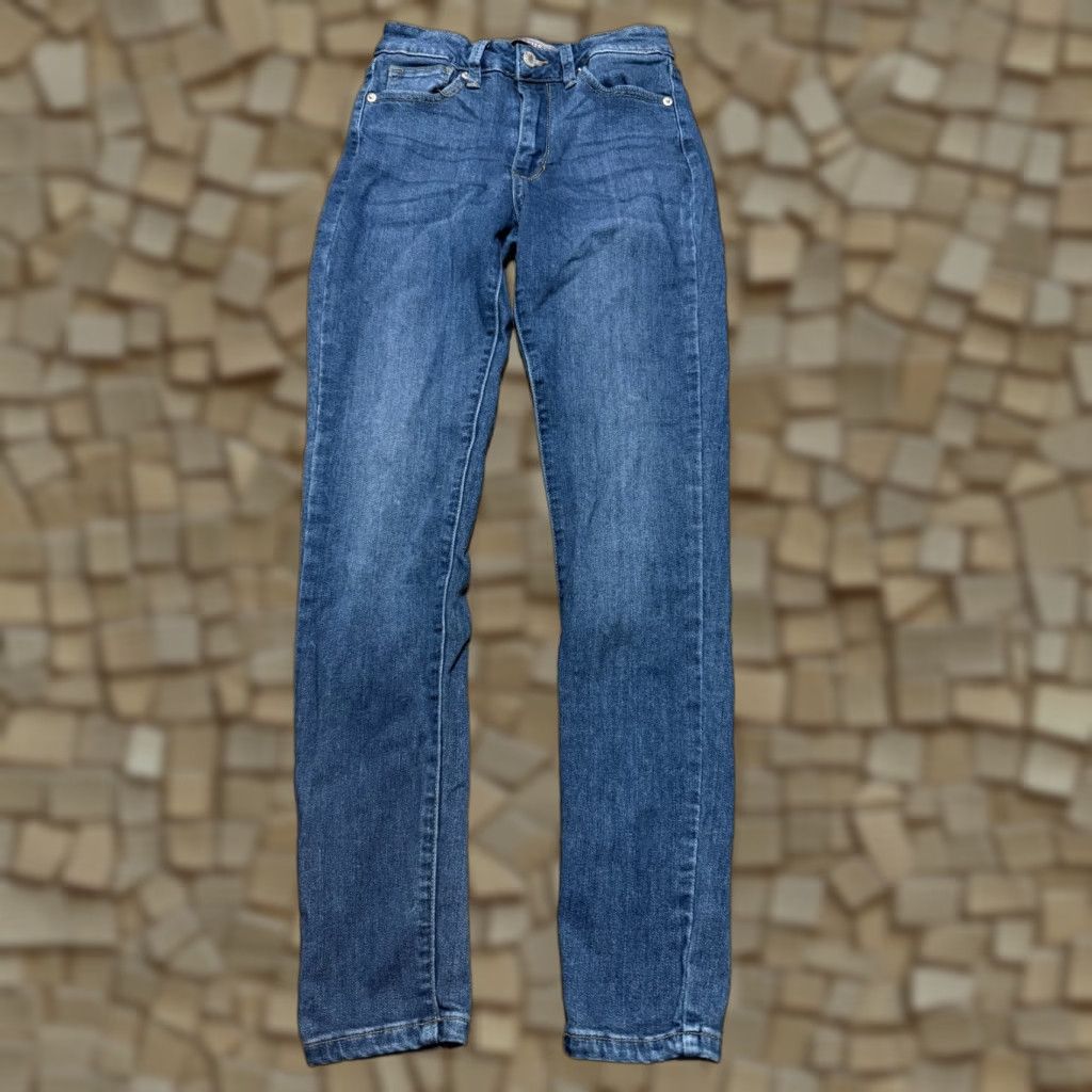 Vintage Just USA Jeans Women's 26 Blue Denim Skinny Medium Wash Regular fit 5-Pocket USA Jeans Womens XS? Size 26" / US 2 / IT 38 - 1 Thumbnail