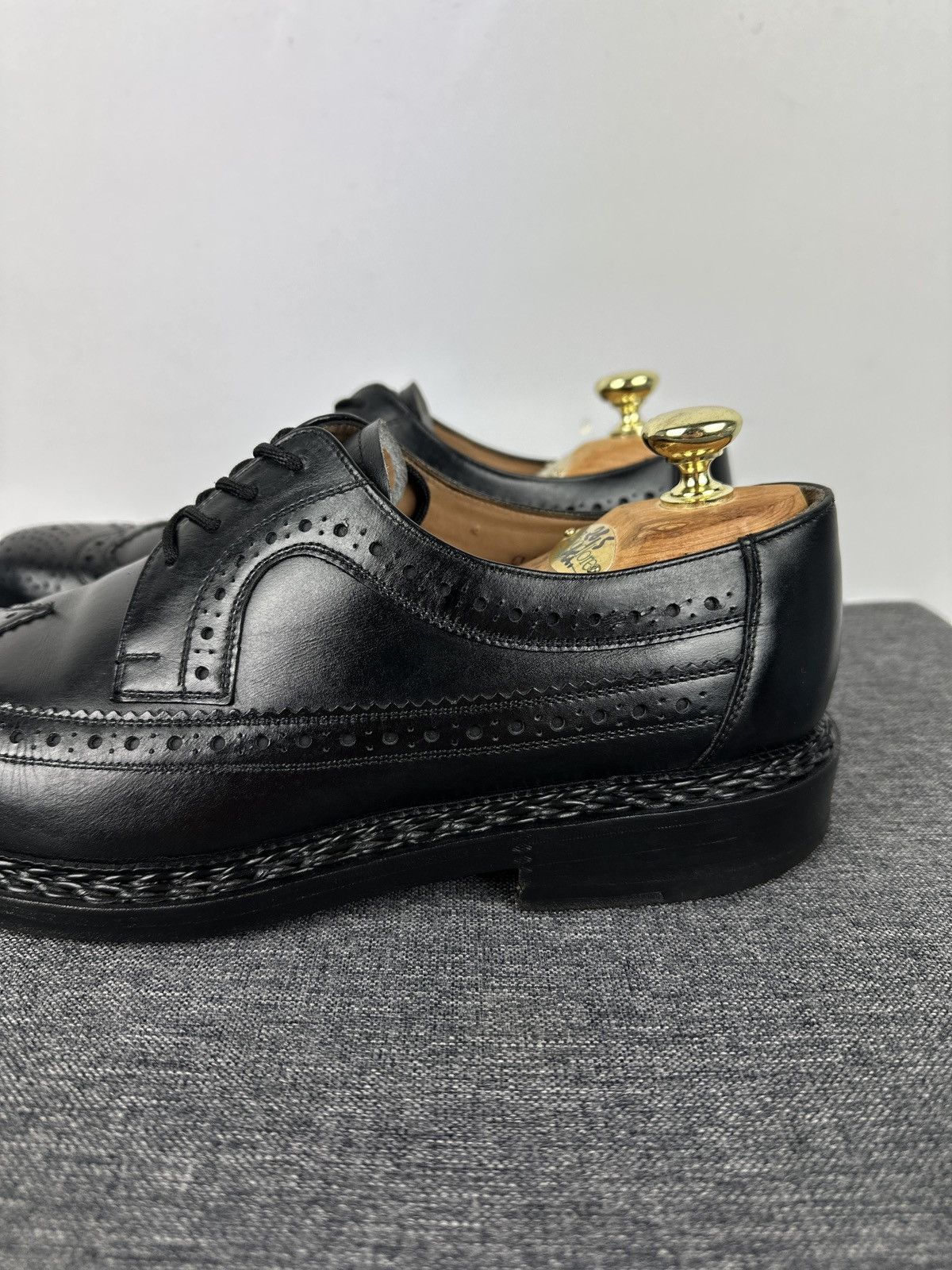 Heinrich Dinkelacker Heinrich Dinkelacker Leather Wingtip Brogue Derby Shoes UK 8 Size US 9 / EU 42 - 6 Thumbnail