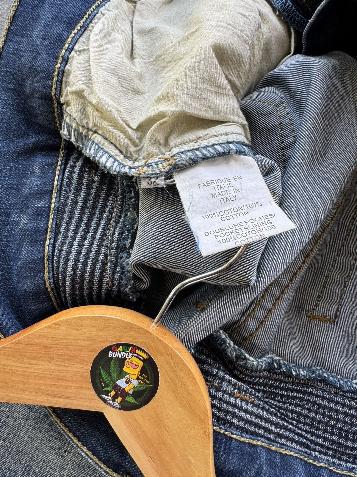 Balmain × Vintage Vintage Balmain Bikes Jeans Size US 32 / EU 48 - 8 Thumbnail