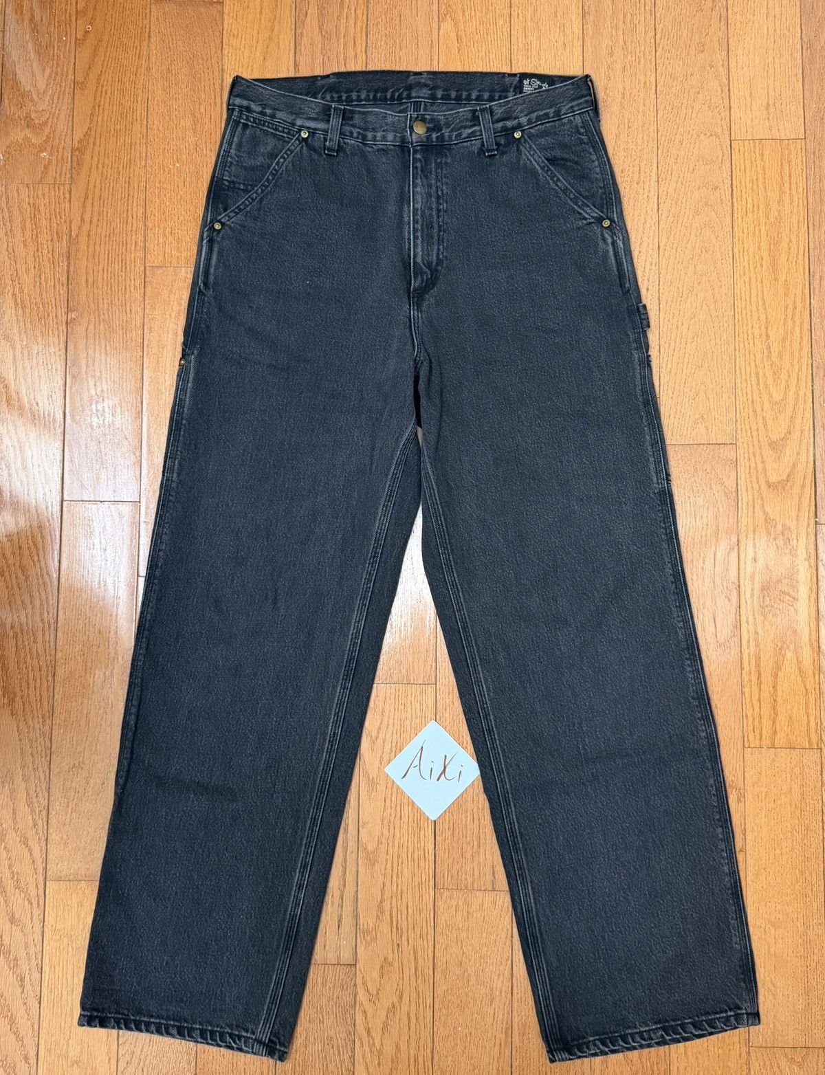 Orslow Orslow Dad’s Fit Oxford Painter Pants Size US 33 - 1 Thumbnail