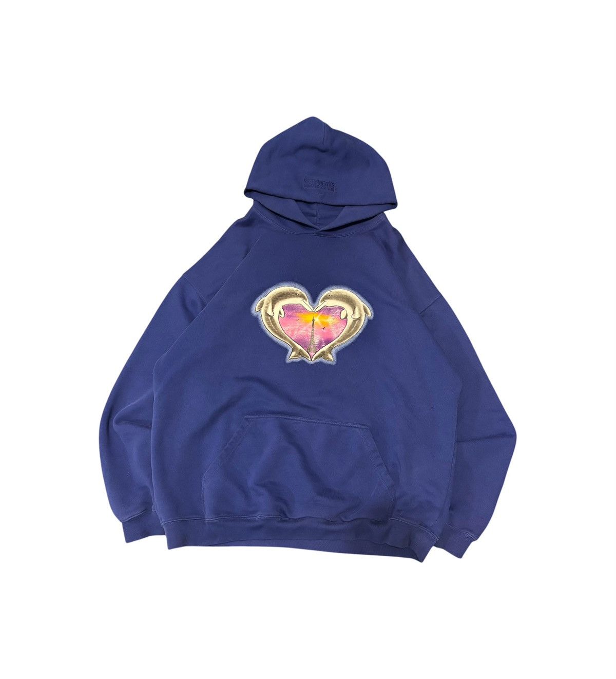 Vetements Vetements Dolphin Hoodie Size US S / EU 44-46 / 1 - 1 Thumbnail