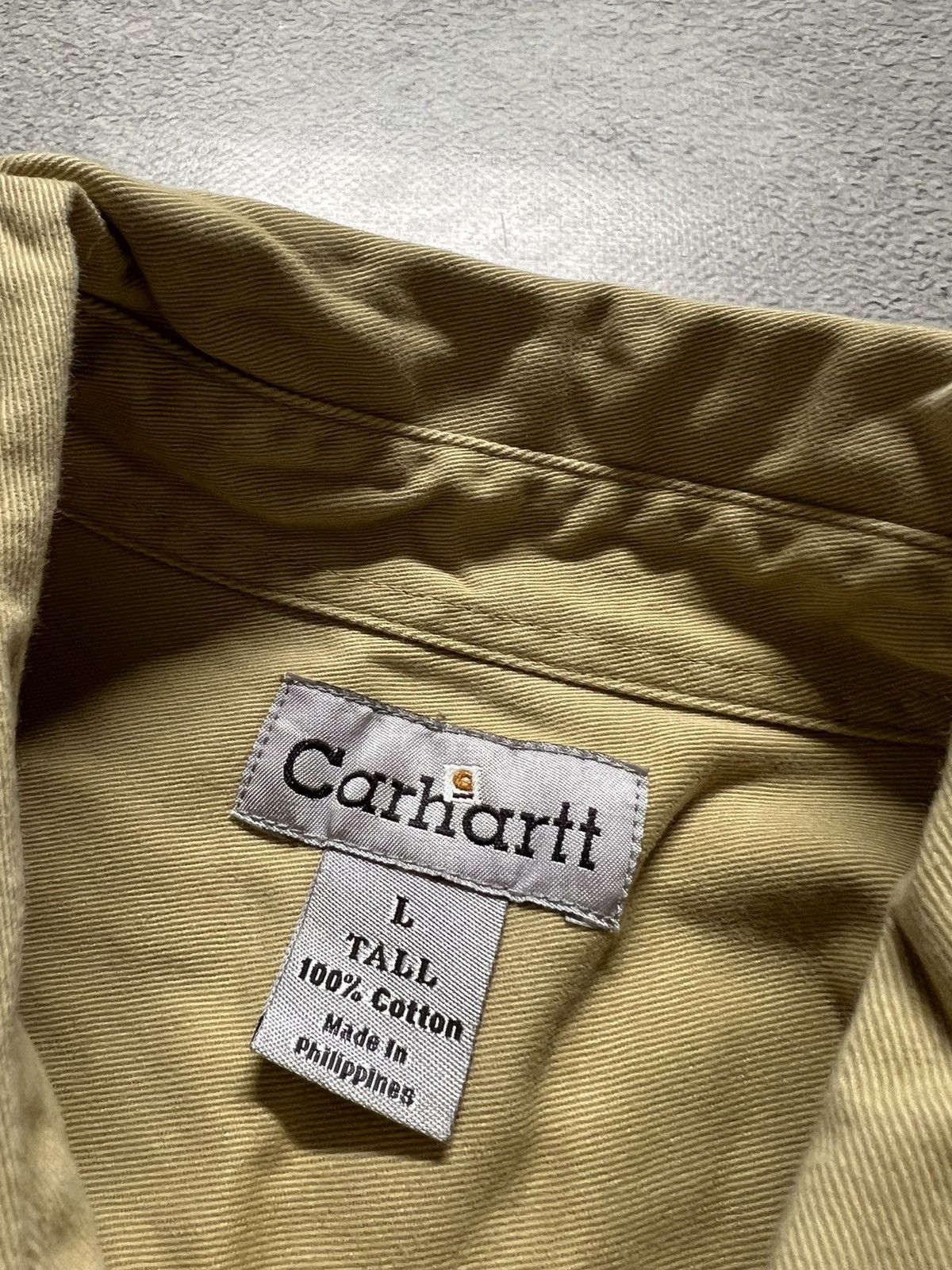 Carhartt × Carhartt Wip × Vintage Vintage Y2k Carhartt Flannel Work Overshirt Jacket 00’s Size US L / EU 52-54 / 3 - 9 Thumbnail