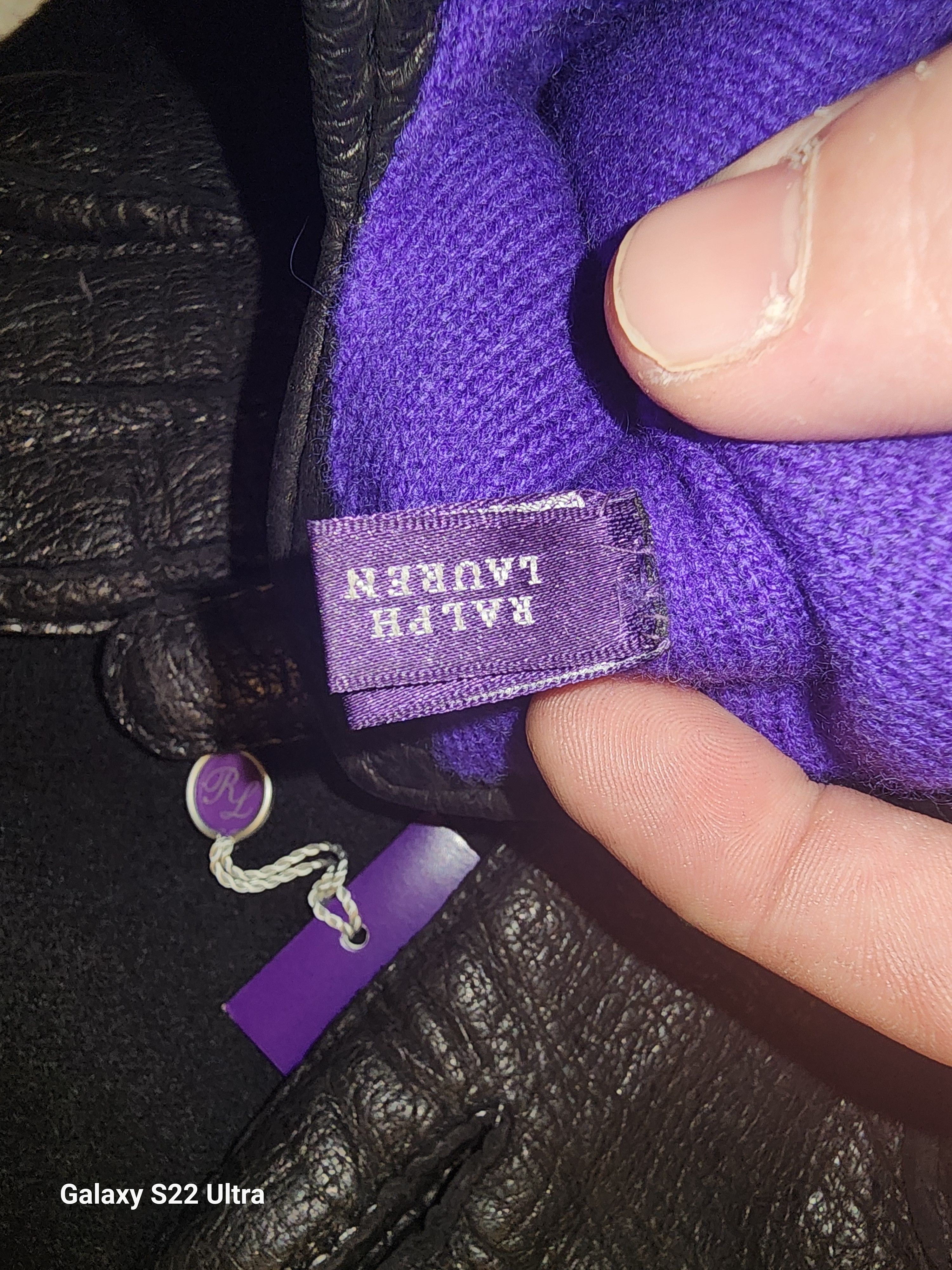 Ralph Lauren Ralph Lauren Purple Label Gloves Size ONE SIZE - 5 Thumbnail