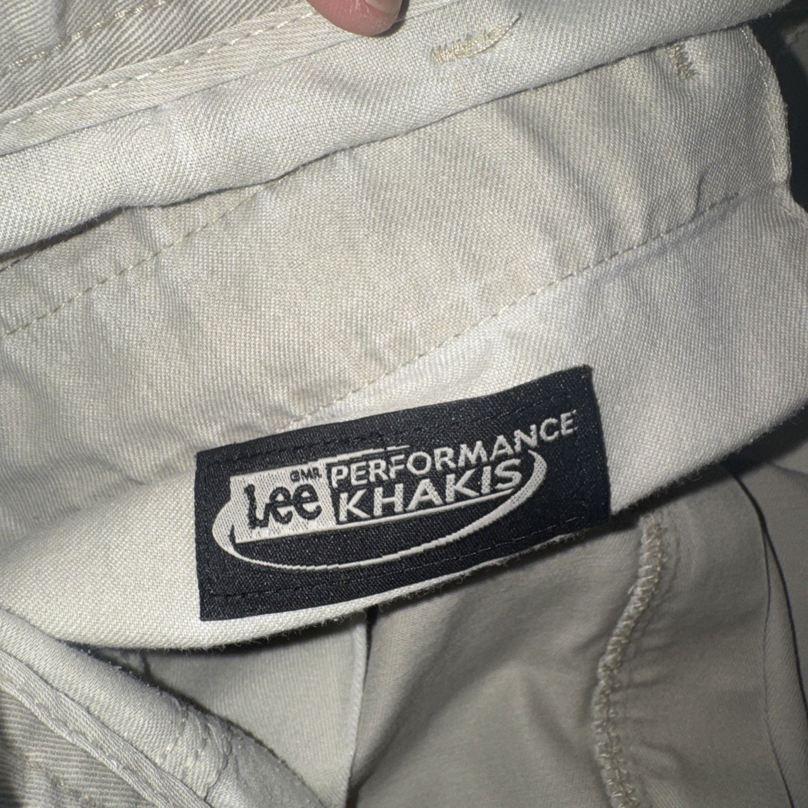 Lee × Vintage Lee Performance Khaki 32x32 Trousers Y2K Preppy Oxford Prep Size US 32 / EU 48 - 4 Thumbnail