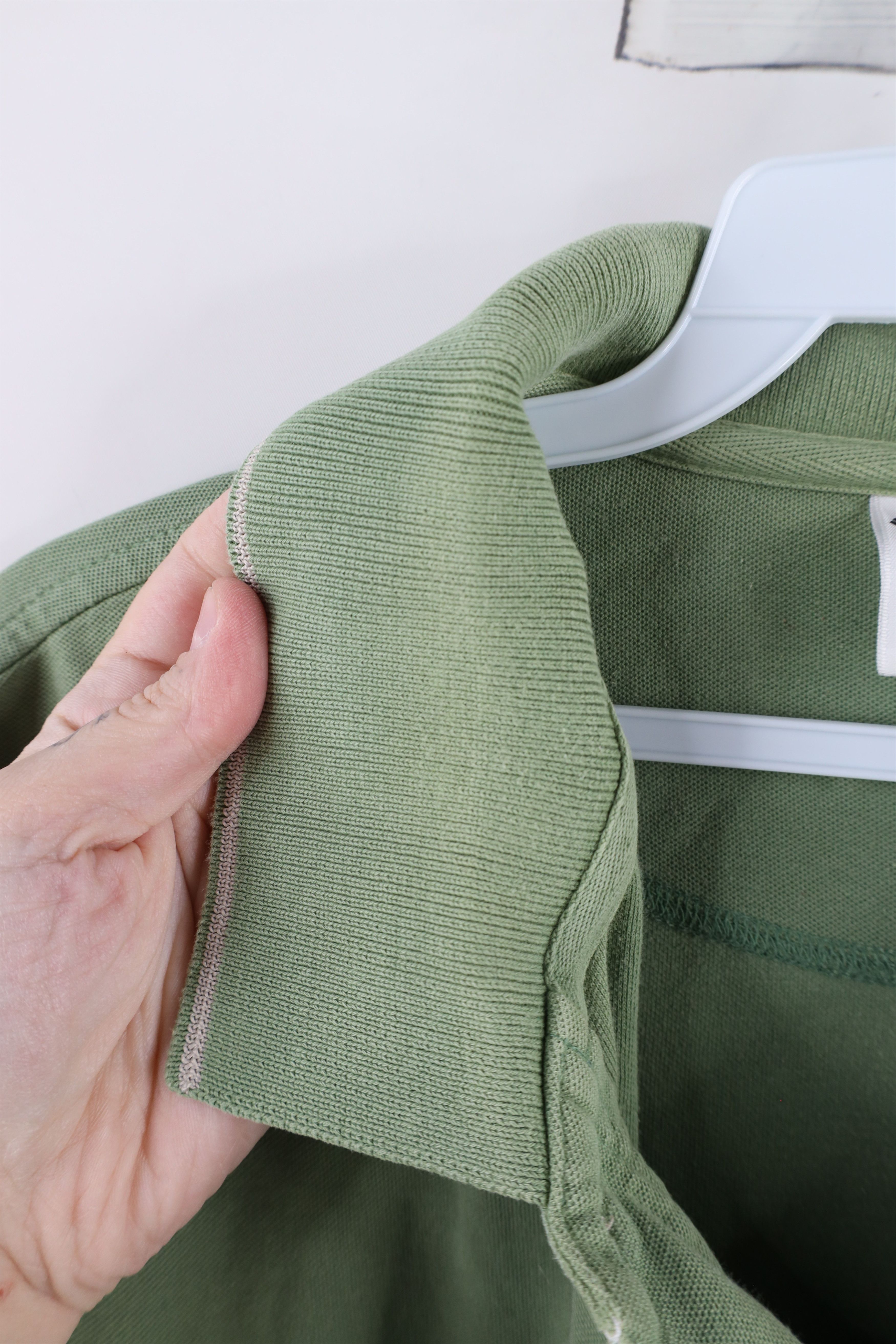 Columbia × Vintage Vintage 90s Columbia Out Pique Cotton Knit Polo Shirt Green Size US XXL / EU 58 / 5 - 5 Thumbnail