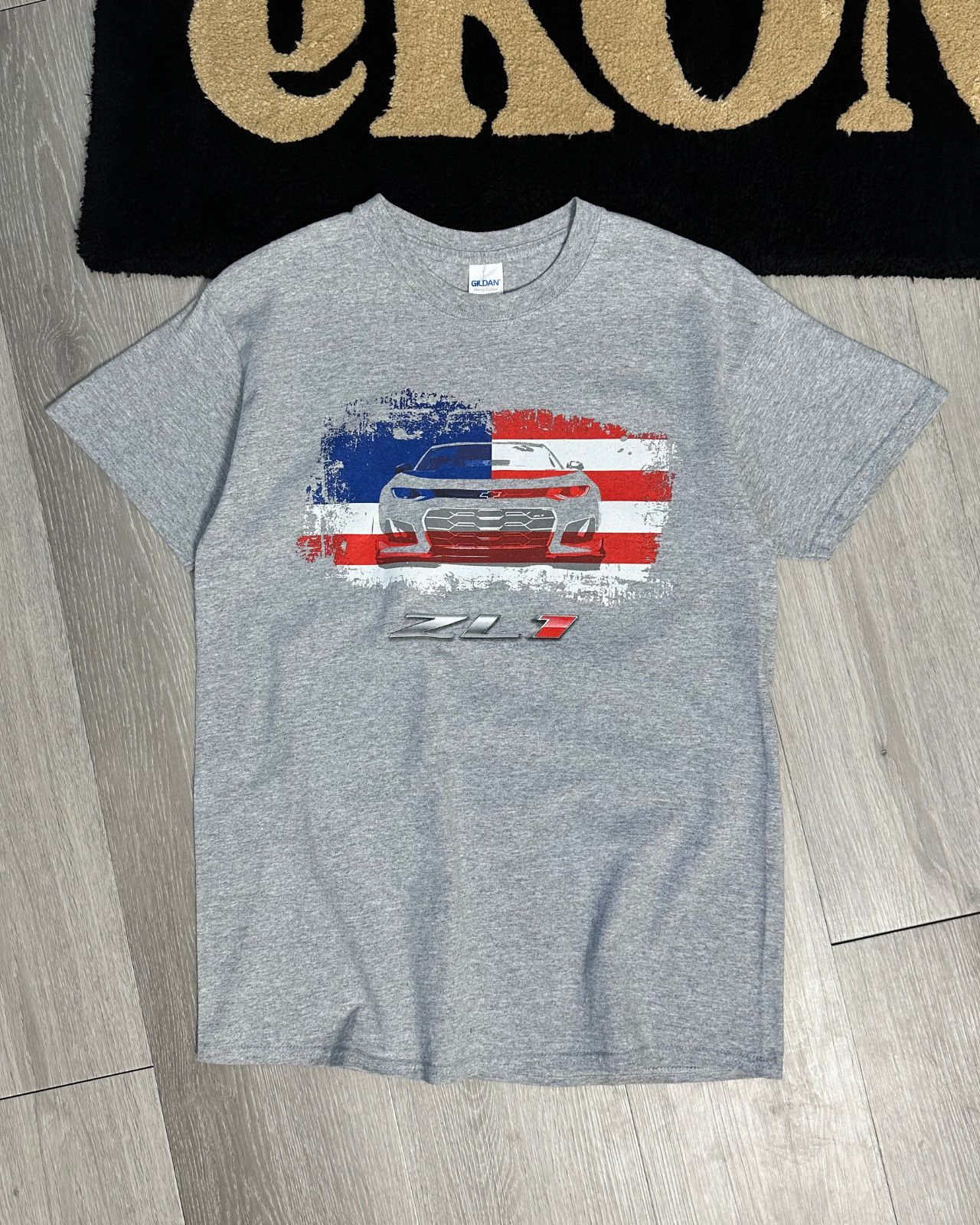 Chevrolet Chevrolet Camaro ZL1 Car Men's Gray T-Shirt - Size Medium Size US M / EU 48-50 / 2 - 1 Thumbnail