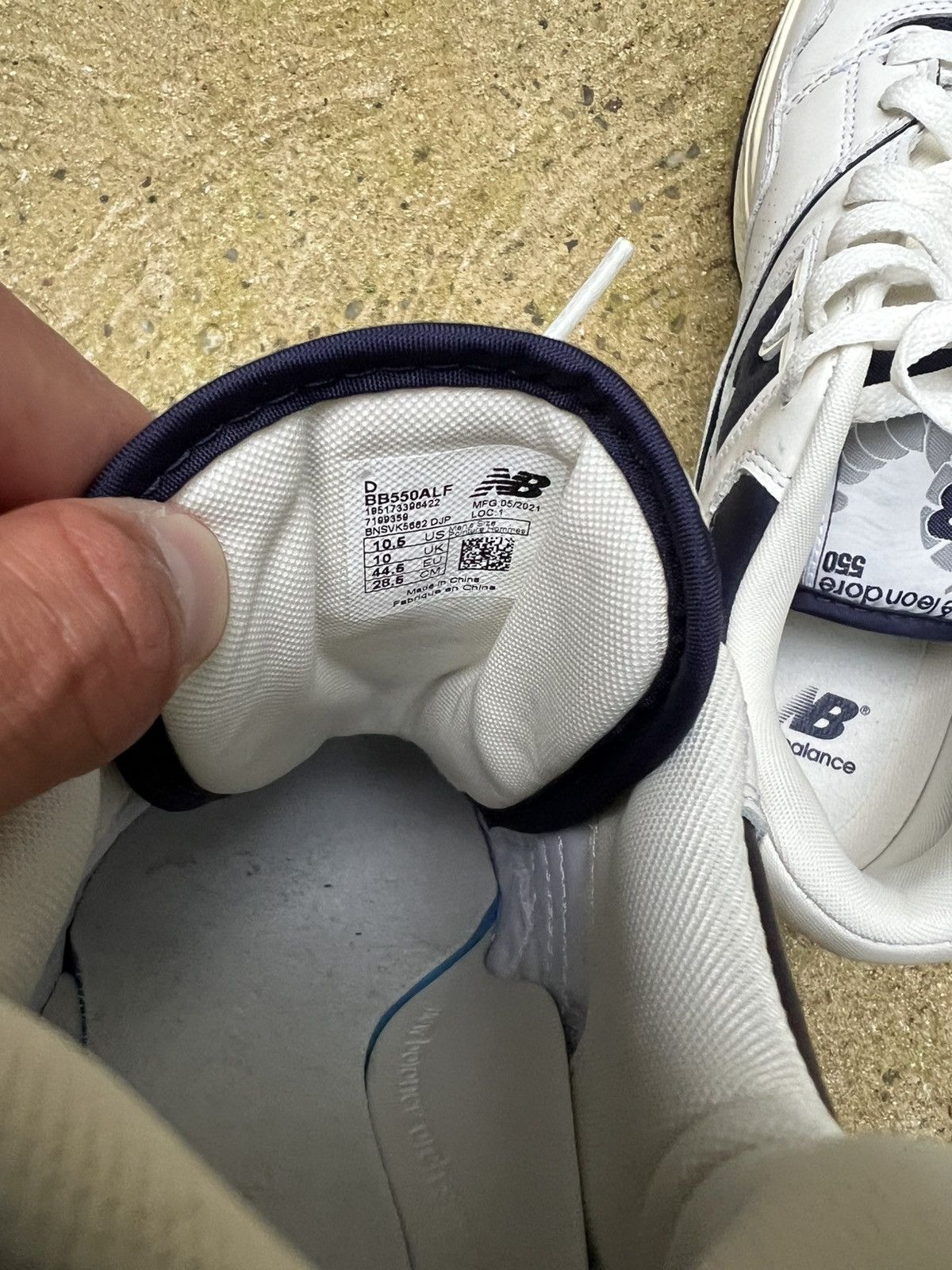 Aime Leon Dore × New Balance Aime Leon Dore New Balance 550 Navy Size US 10.5 / EU 43-44 - 7 Thumbnail