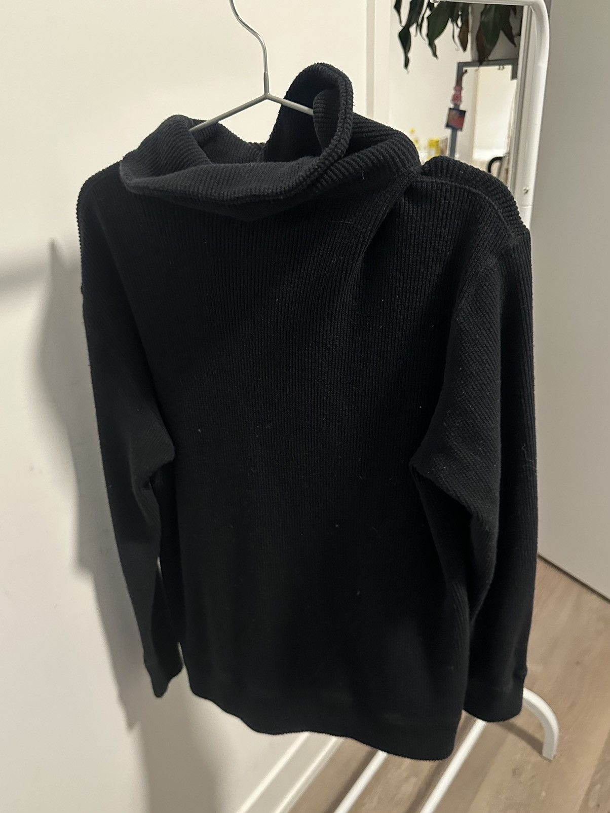 Japanese Brand Cabane de Zucca Asymmetrical Wool Sweater w/ Pockets Size US S / EU 44-46 / 1 - 2 Thumbnail